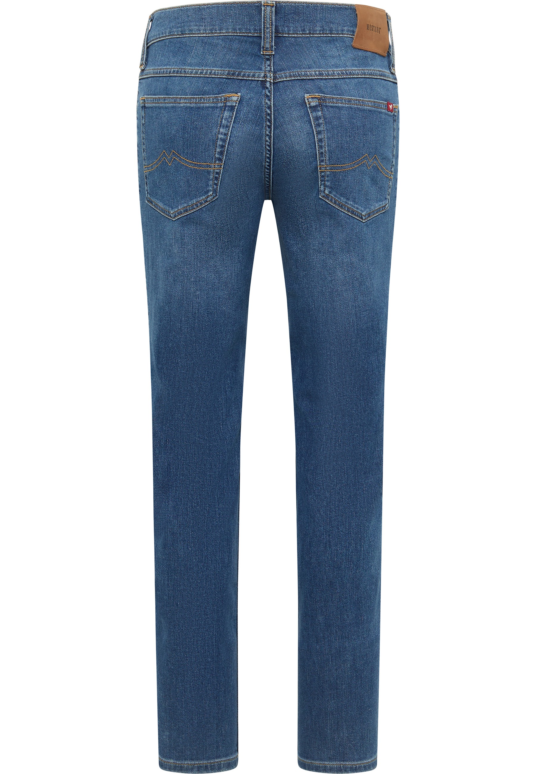 jeans, rückseite, denim, taschennaht, blau