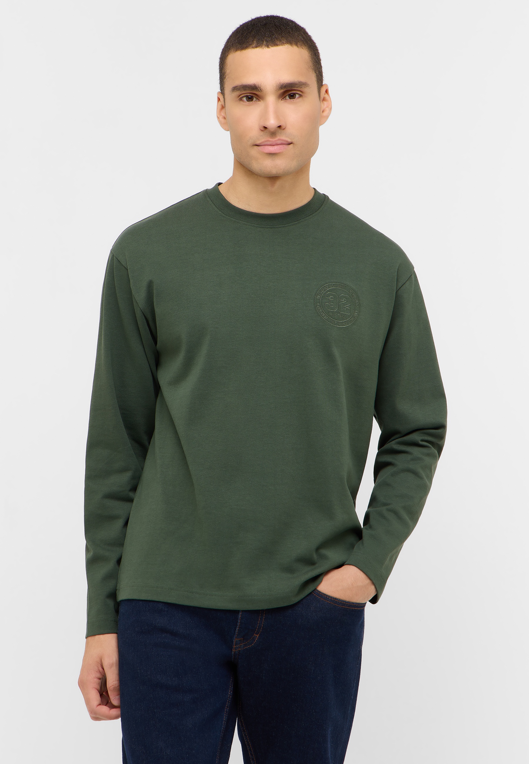 Langarm, Fleece, Pullover, Sweatshirt, Person