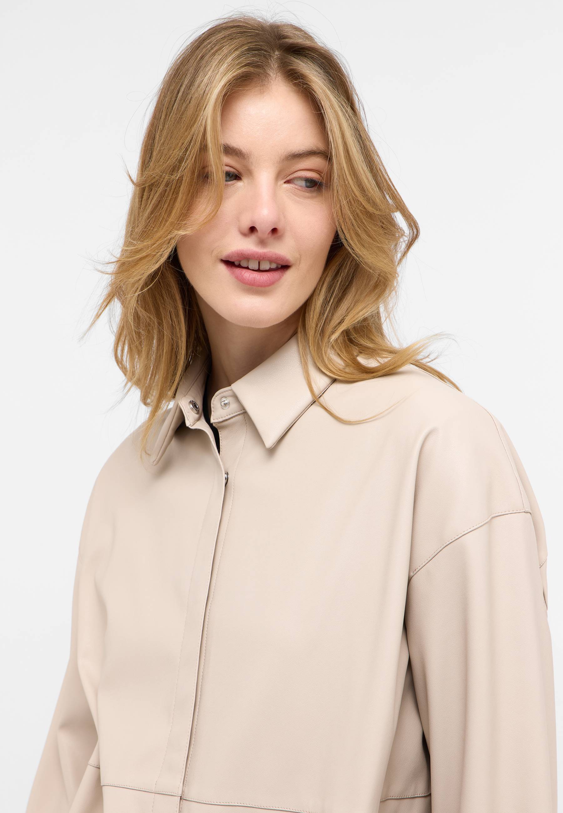 Bluse, Blond, Portrait, Hemd, Mantel