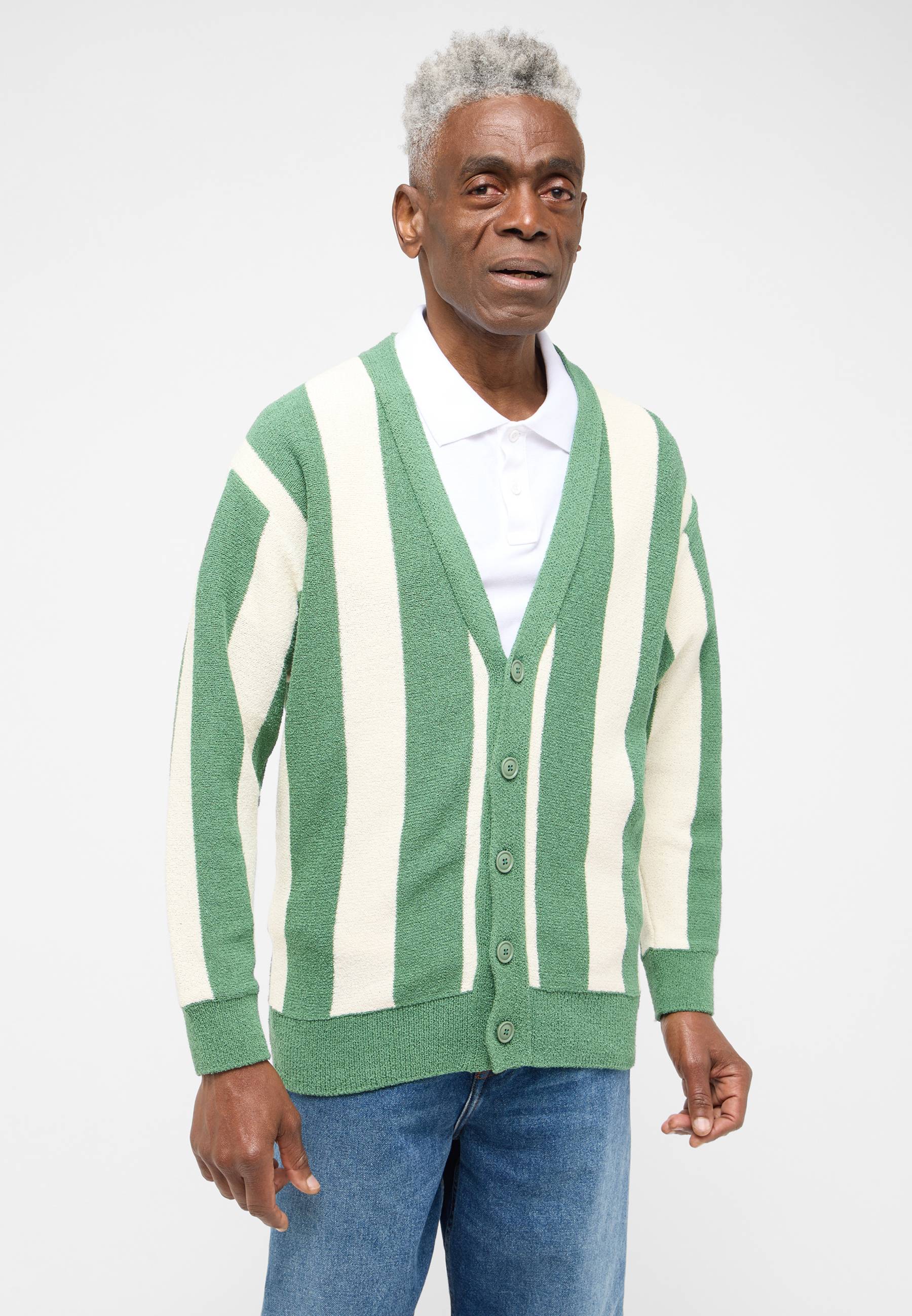 Bekleidung, Strickwaren, Pullover, Strickjacke