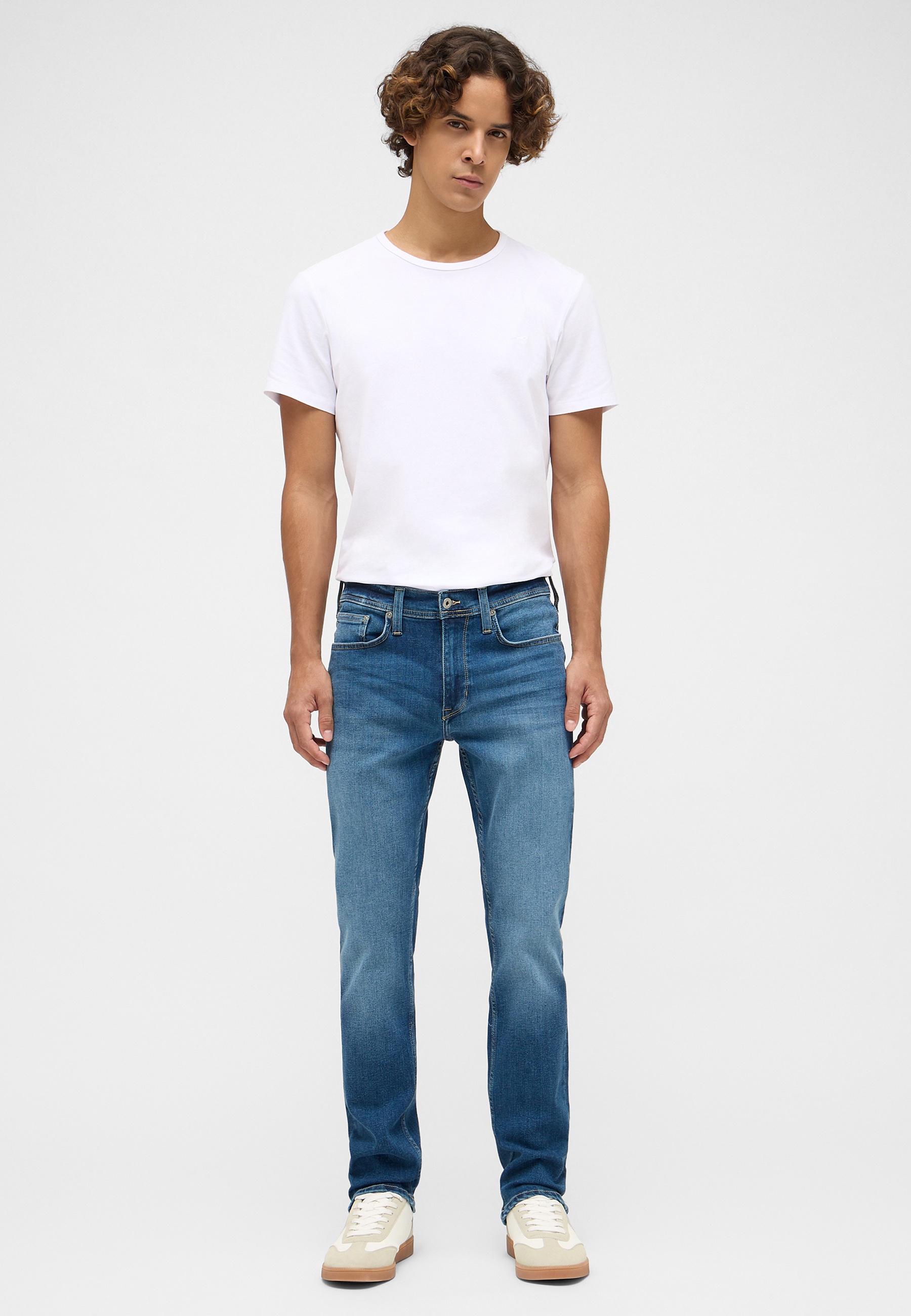 T-Shirt, Weiß, Kurzärmlig, Rundhals, Casual