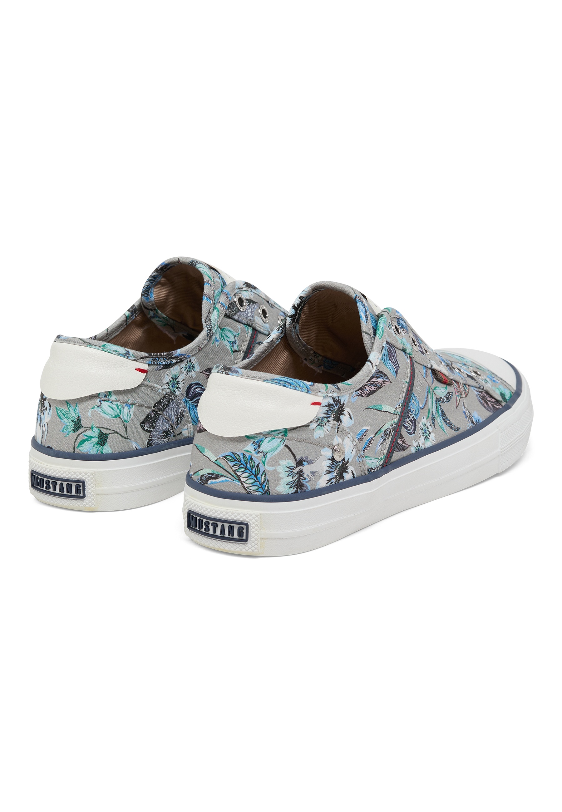 Sommer Schuhe, Sneaker, Floral Muster, Canvas, Gummi Sohlen