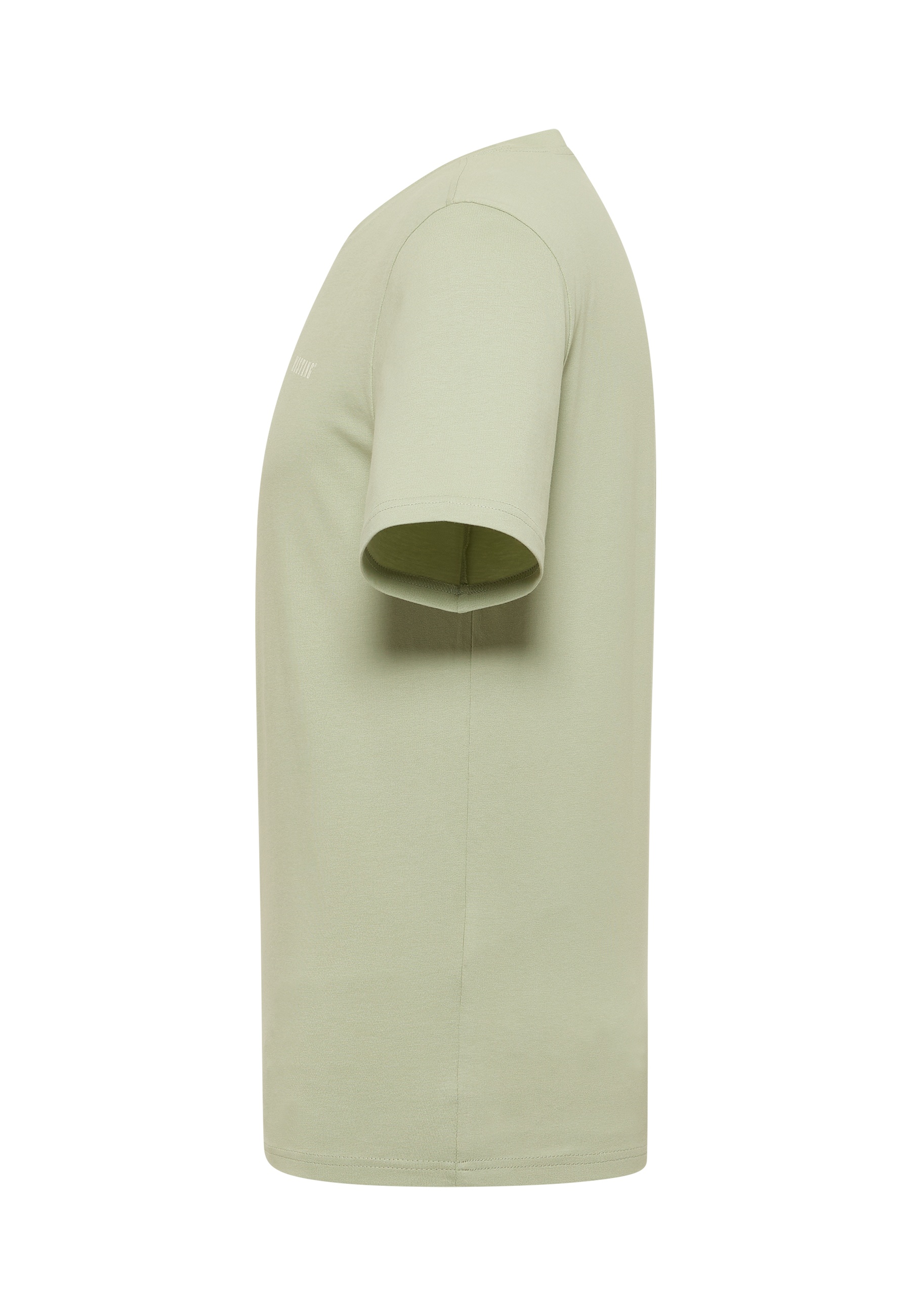 T-Shirt, Kurzarm, Unifarben, Beige, Kleidung