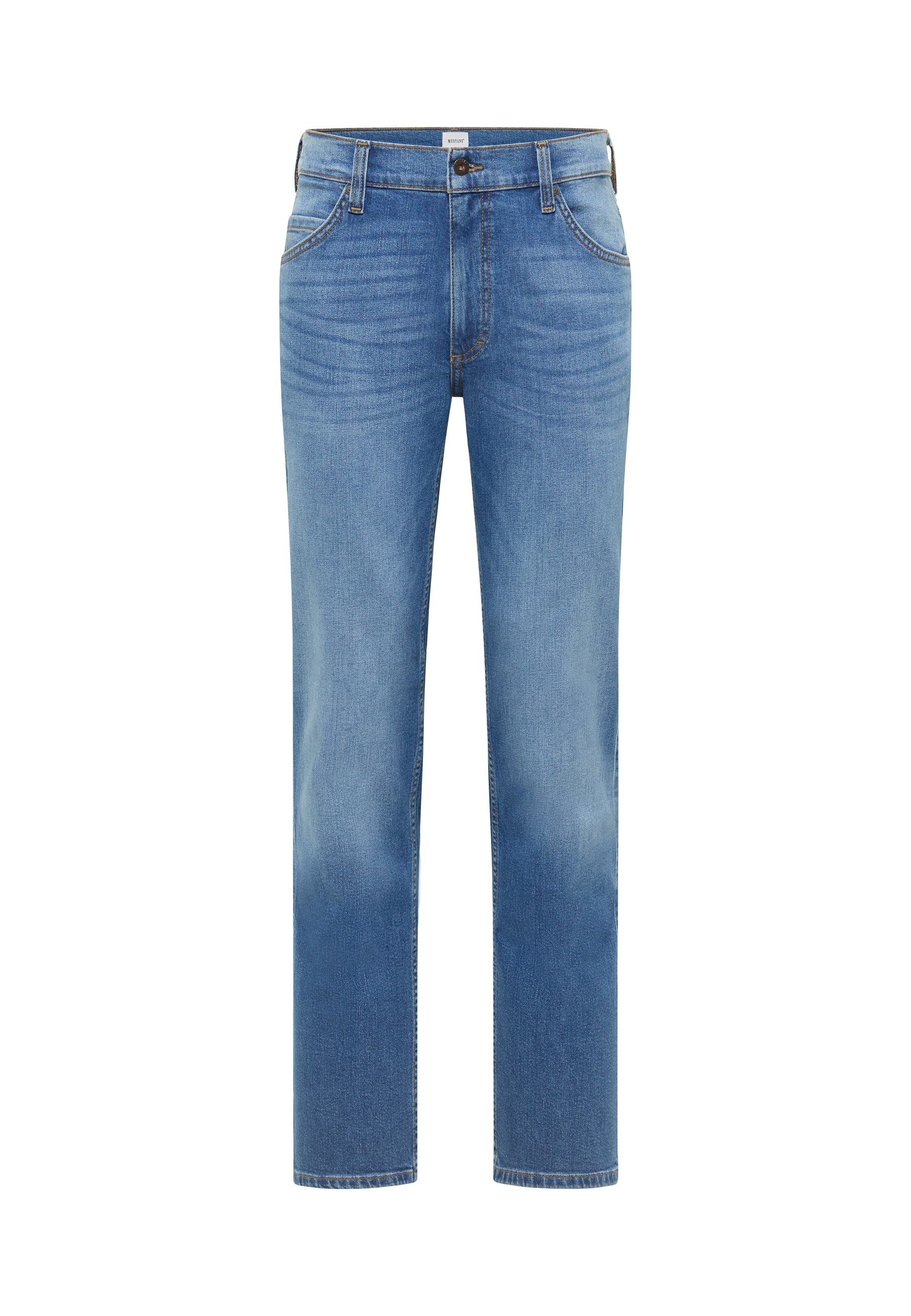 Mustang Herren Jeans Style Tramper Straight, blau hell