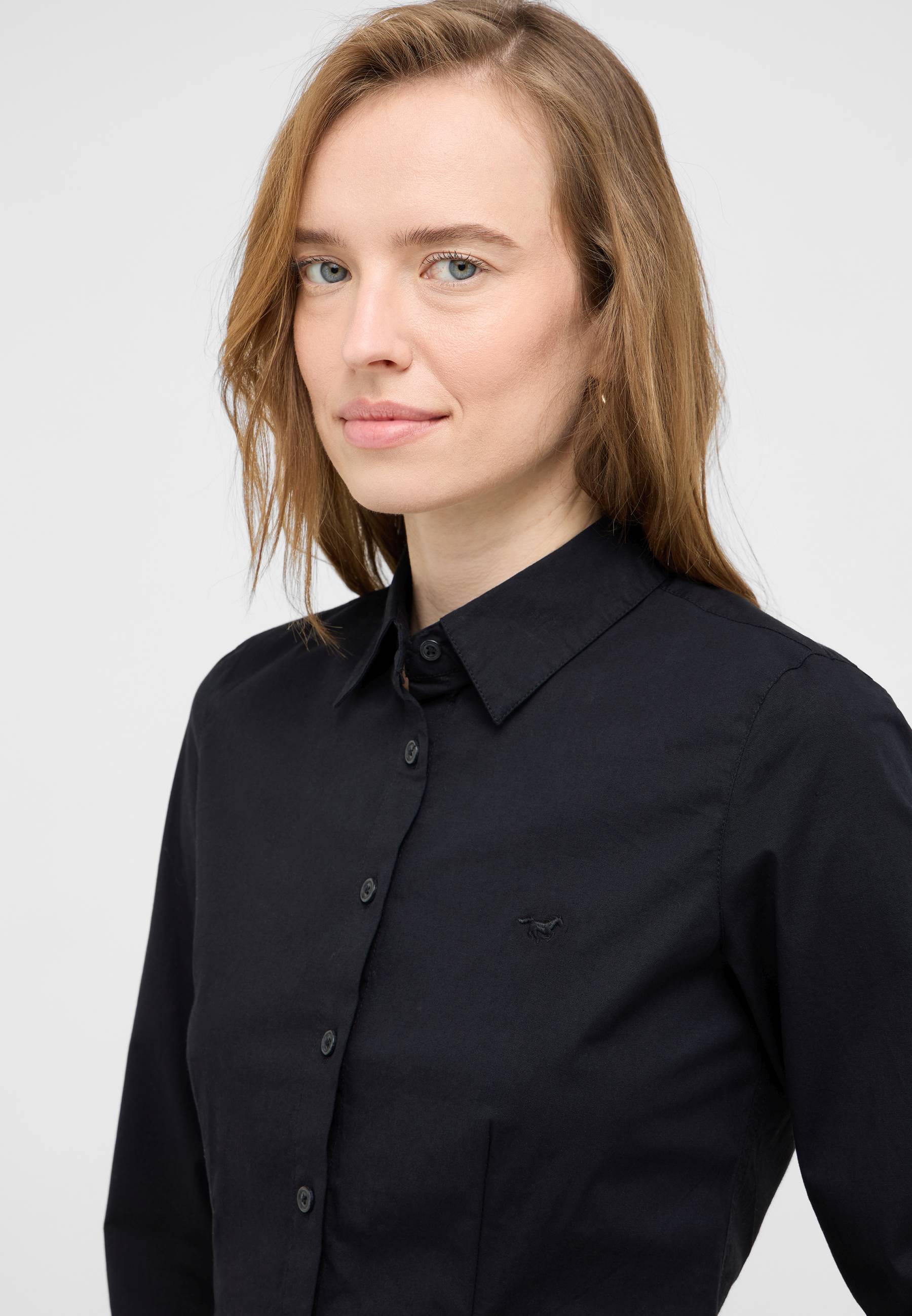 Hemd, Bluse, Krawatte, Langarm, Portrait