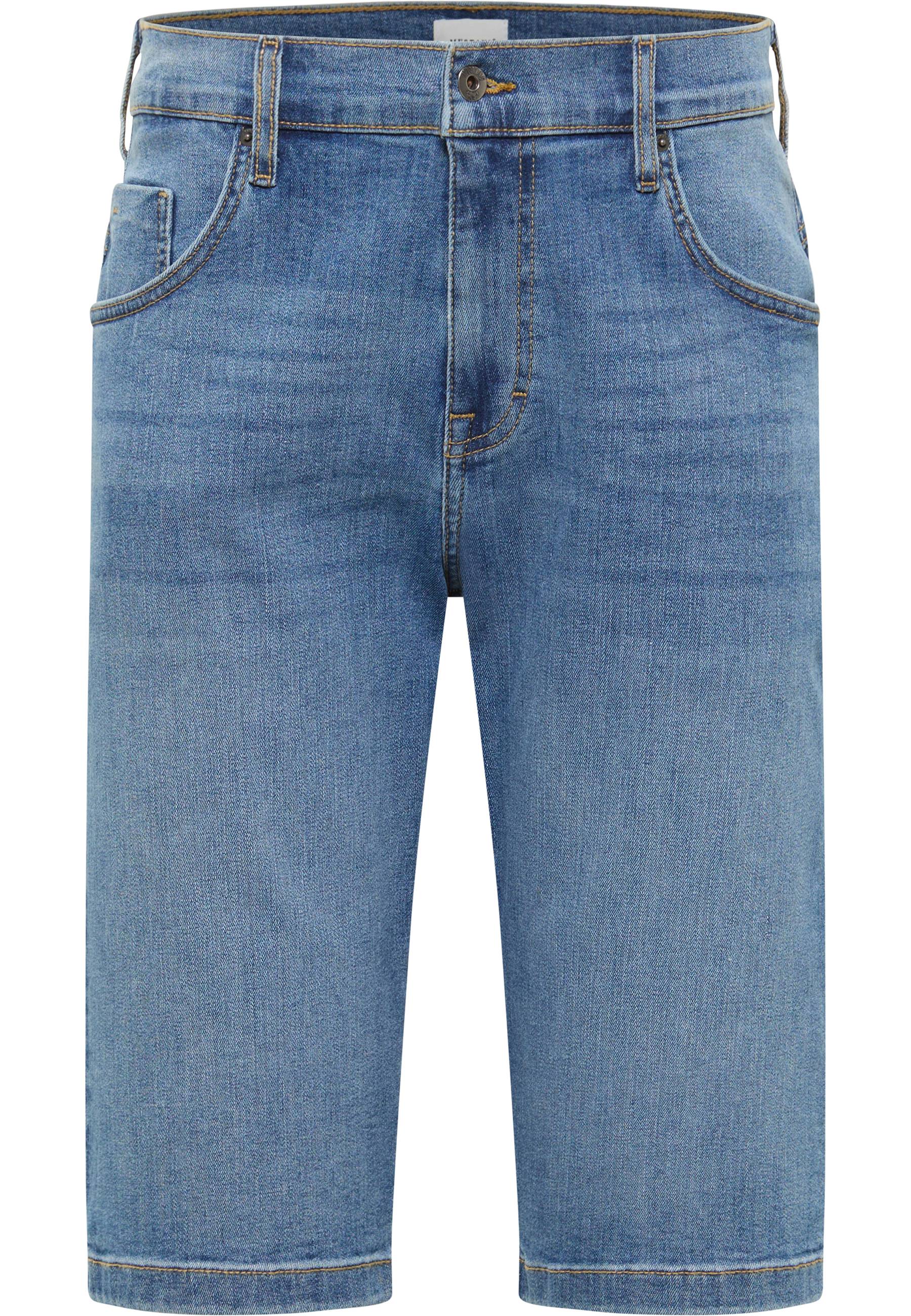 Mustang Herren Jeans-Short Style Denim Bermuda, blau mittel