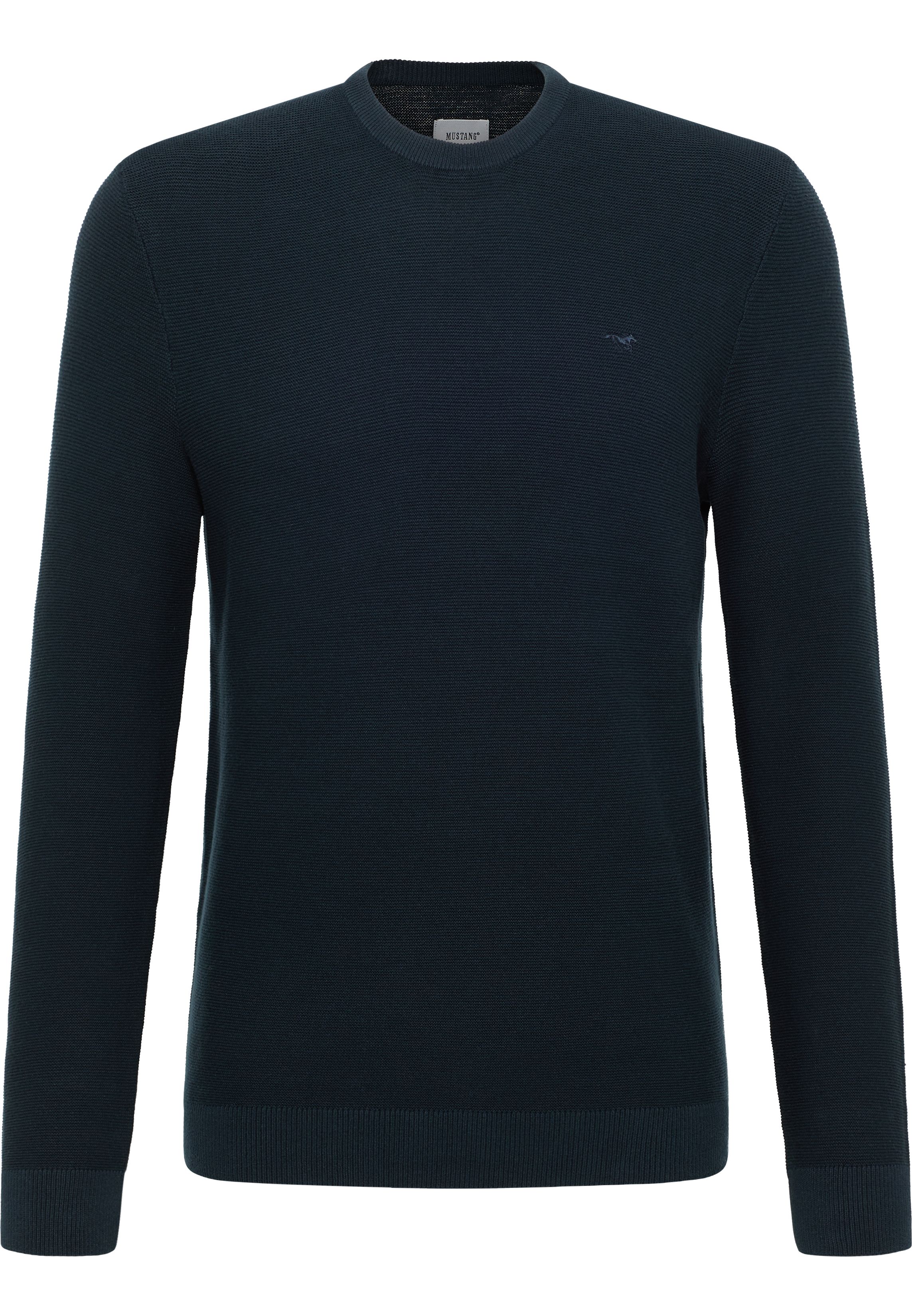 Mustang Herren Langarmpullover Style Elliot, navy