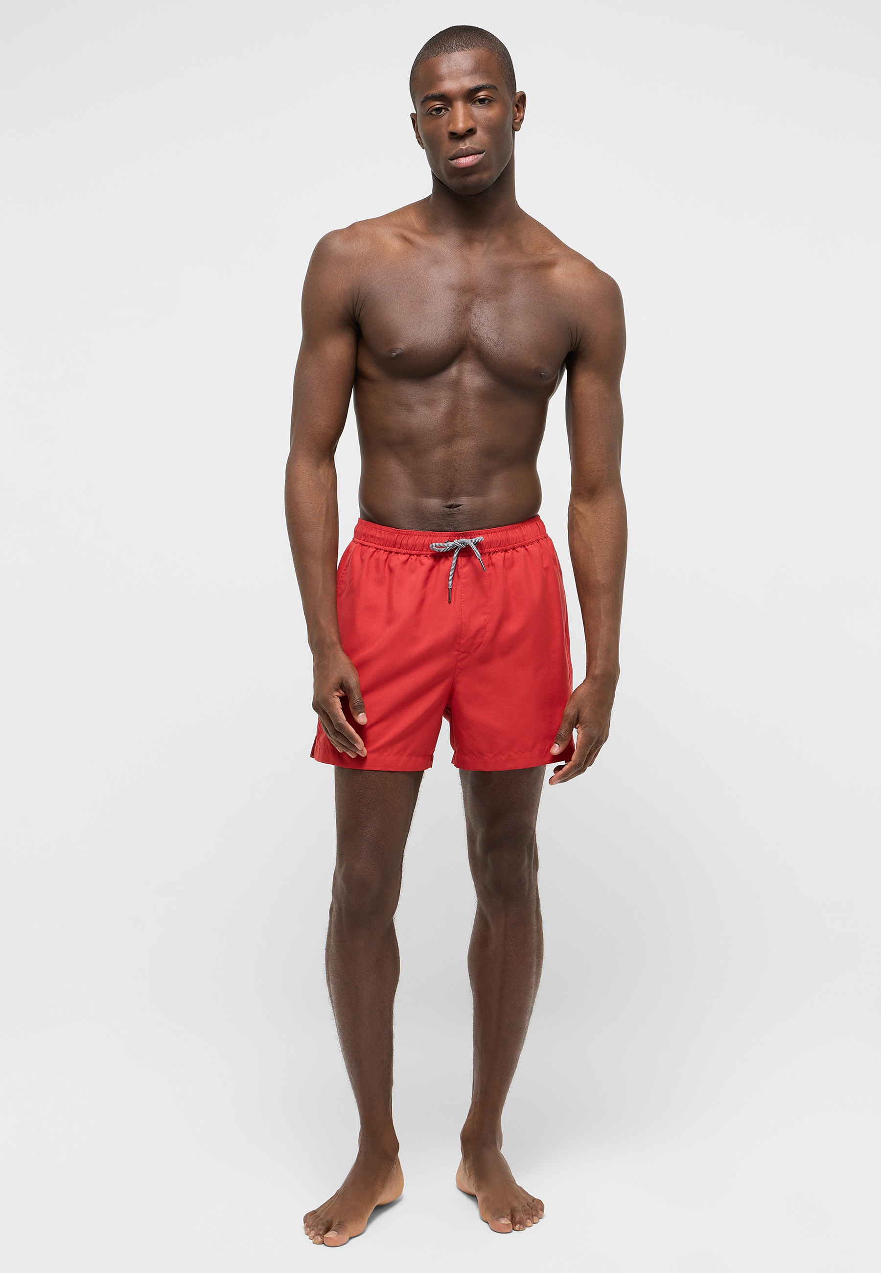 Badeshorts, Shorts, Rot, Kordelzug, Swimwear