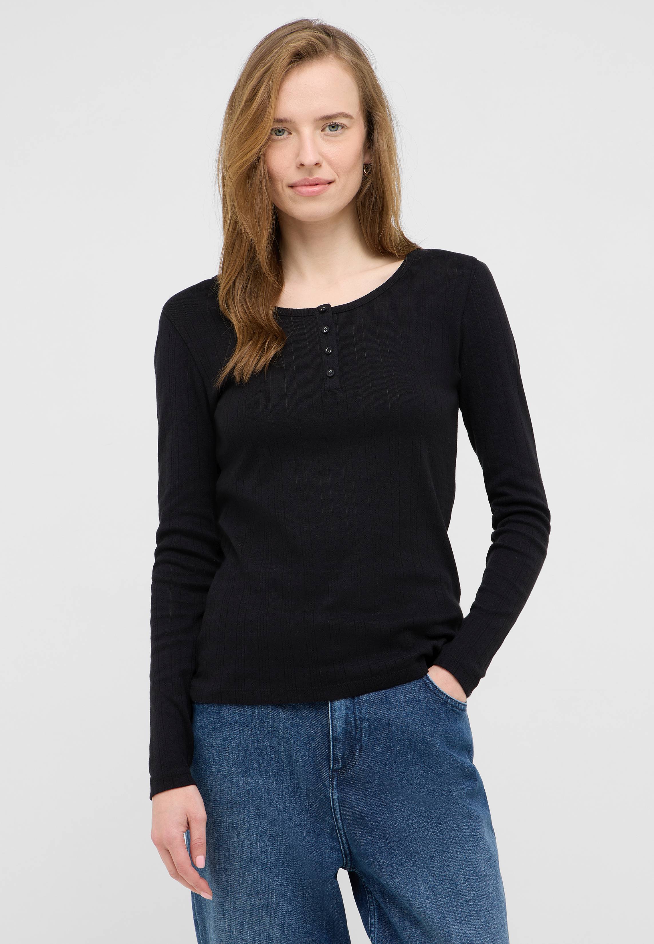 Langarm, Bluse, Pullover, Person, Frau