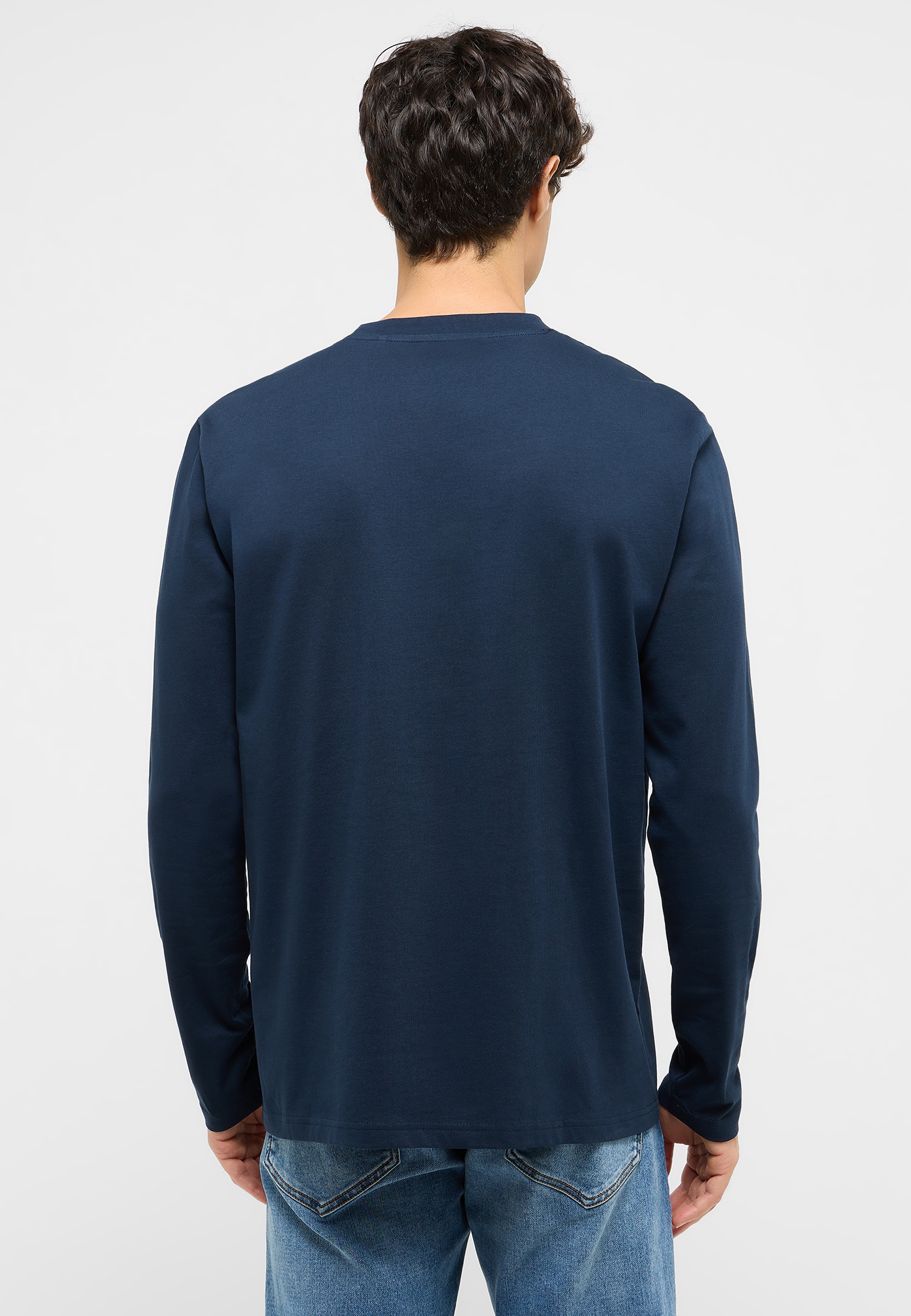 Langarm, Ärmel, Jeans, Mann, Person