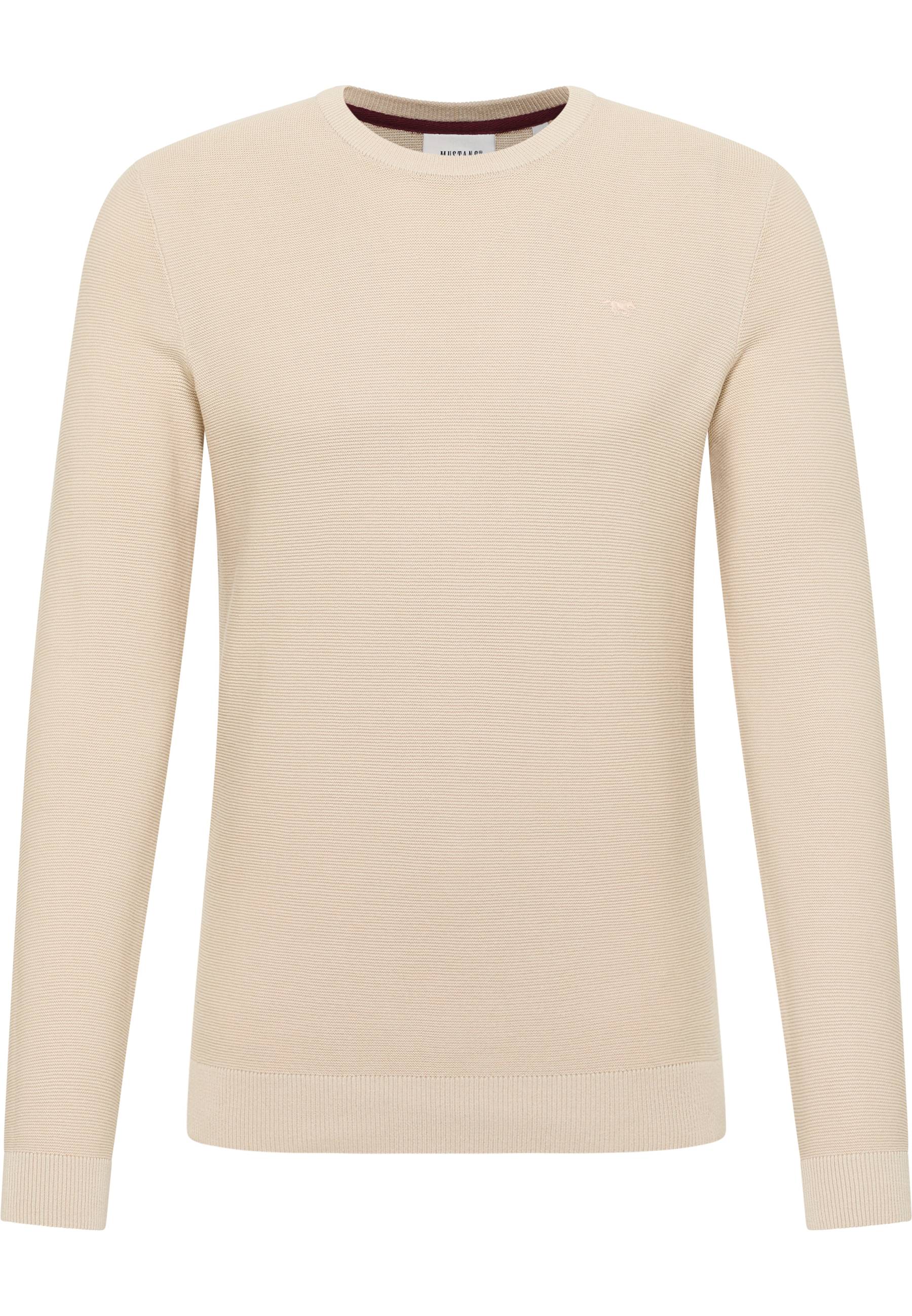 Mustang Herren Langarmpullover Style Elliot, beige