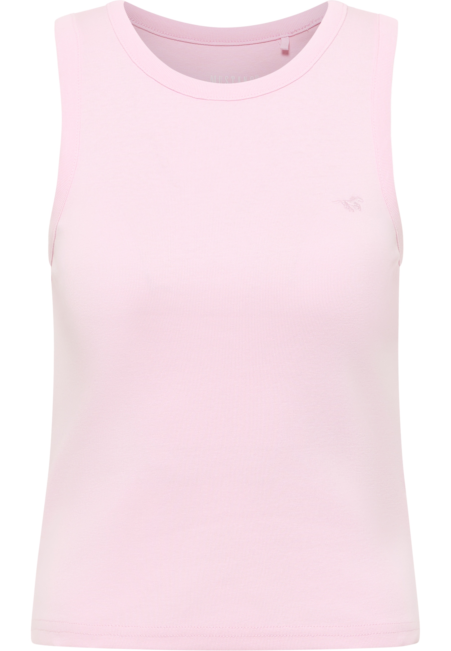 Tanktop, Schnellarm, Rosa, Strickmaterial, Ohne Muster