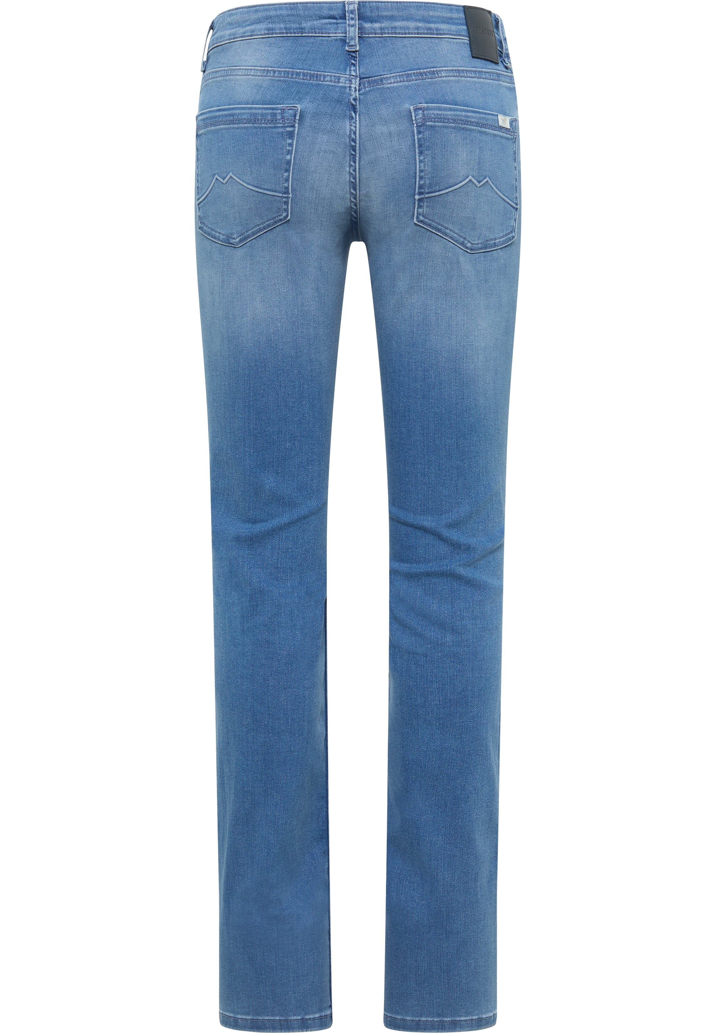 jeans, Denim, Gesäßtaschen, Straight Leg, Blau