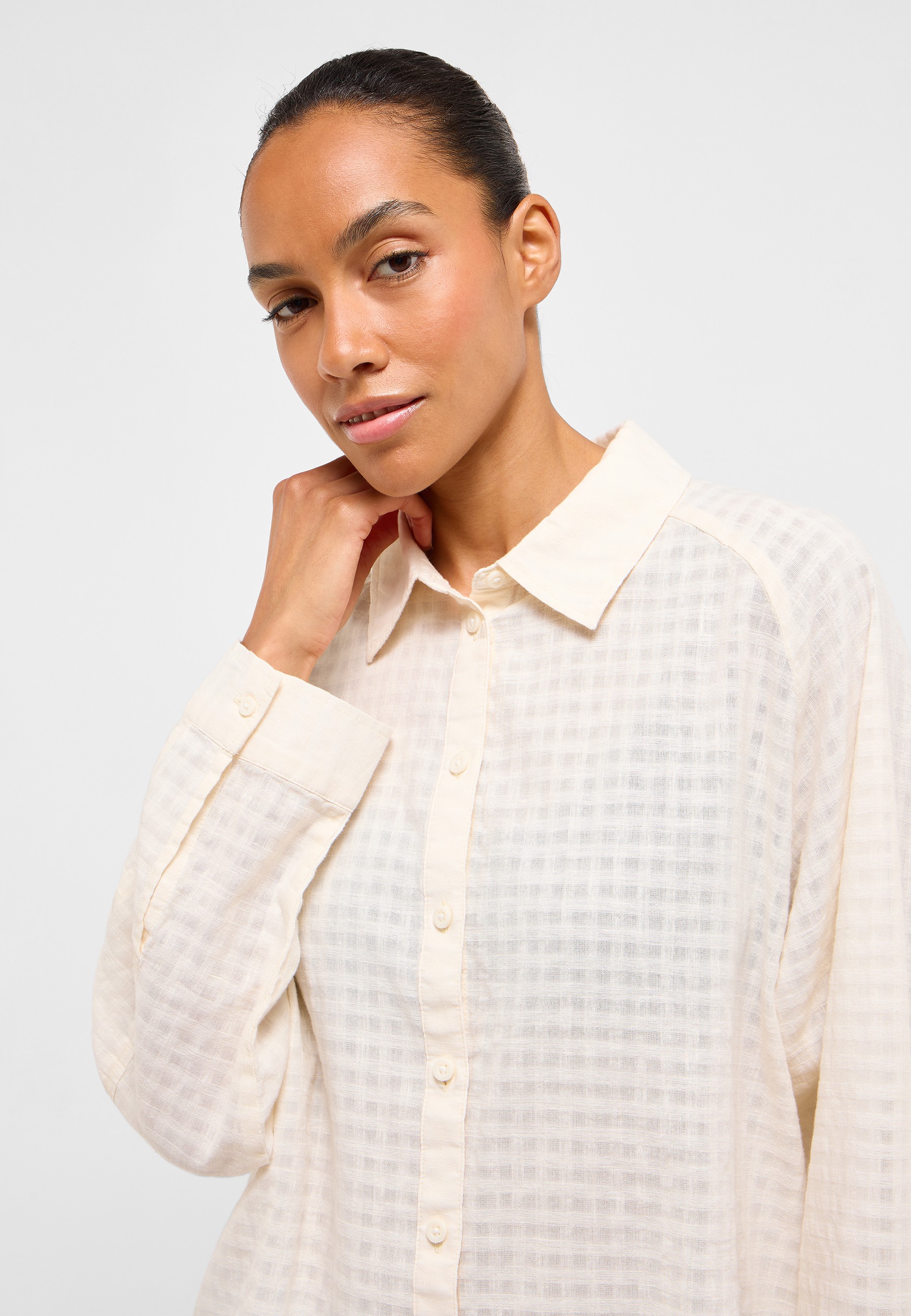 Bekleidung, Hemd, Bluse, Langarm, Person