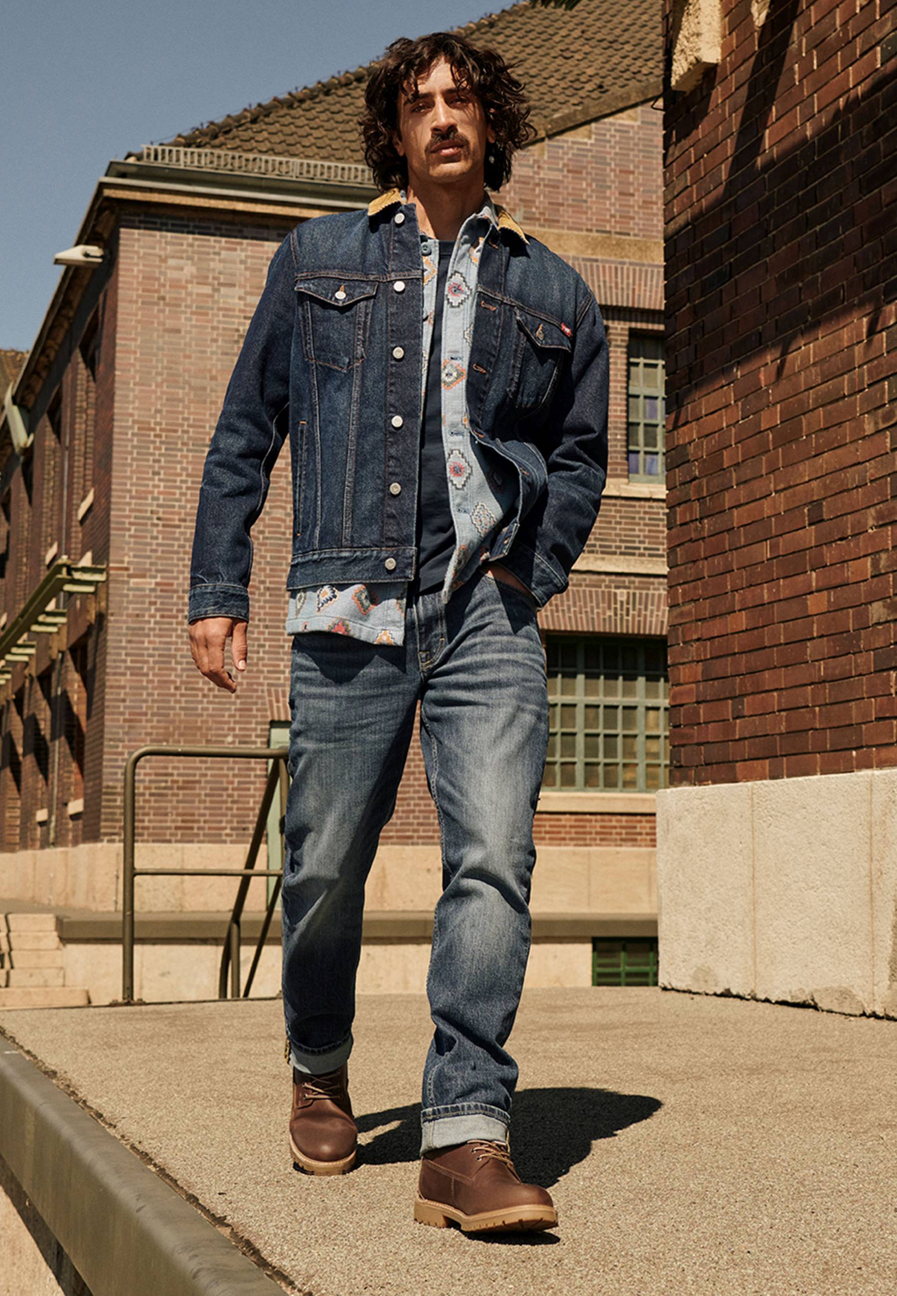 Jeanshose, Hosen, Jacke, Mann, Person