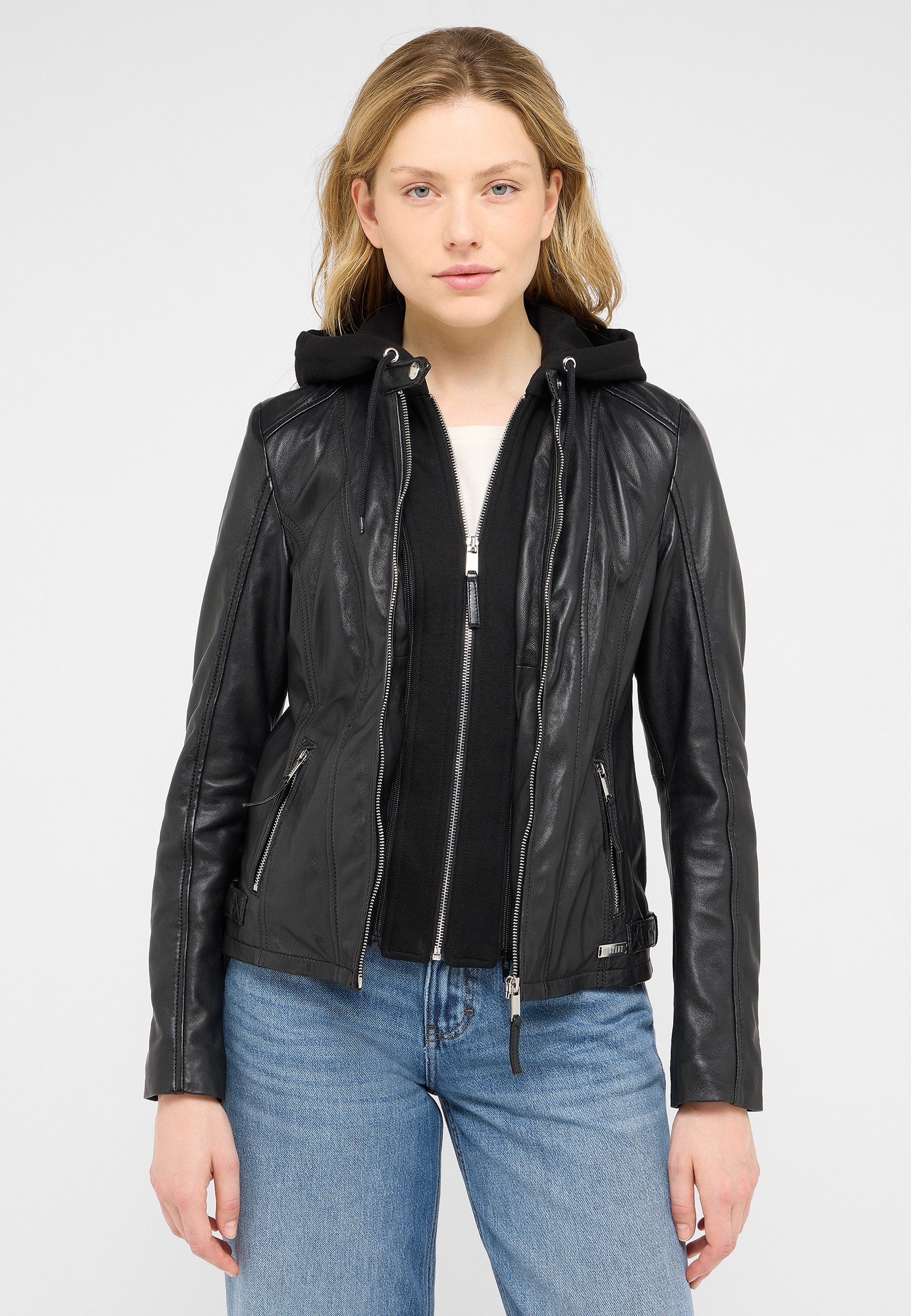 Bekleidung, Mantel, Jacke, Jacke aus Leder