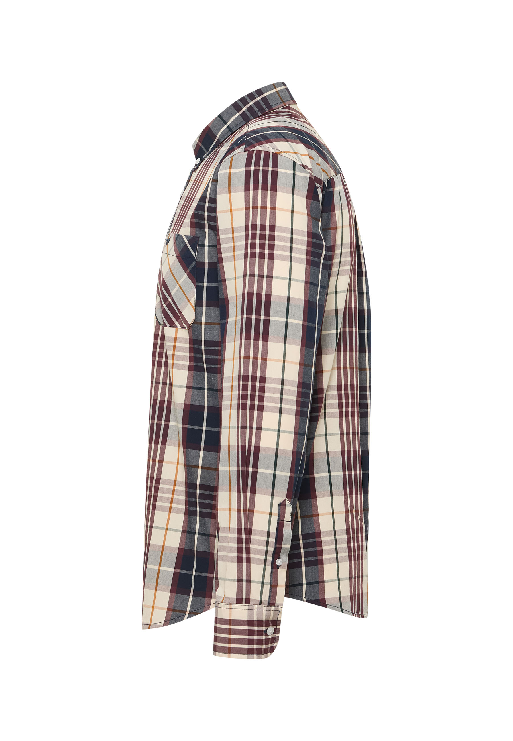 Platzshirt, Hemd, Plast-plaid, Plaid Muster, Knopfleiste