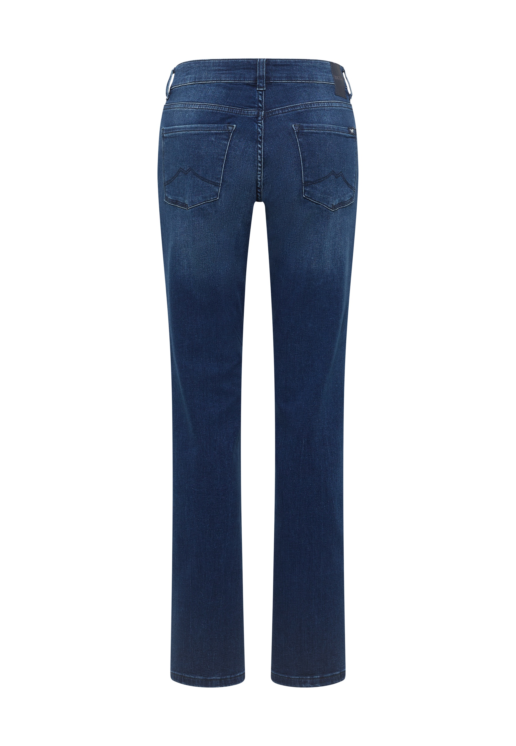 jeans, denim, poches arrière, bleu, pantalon à jambes droites