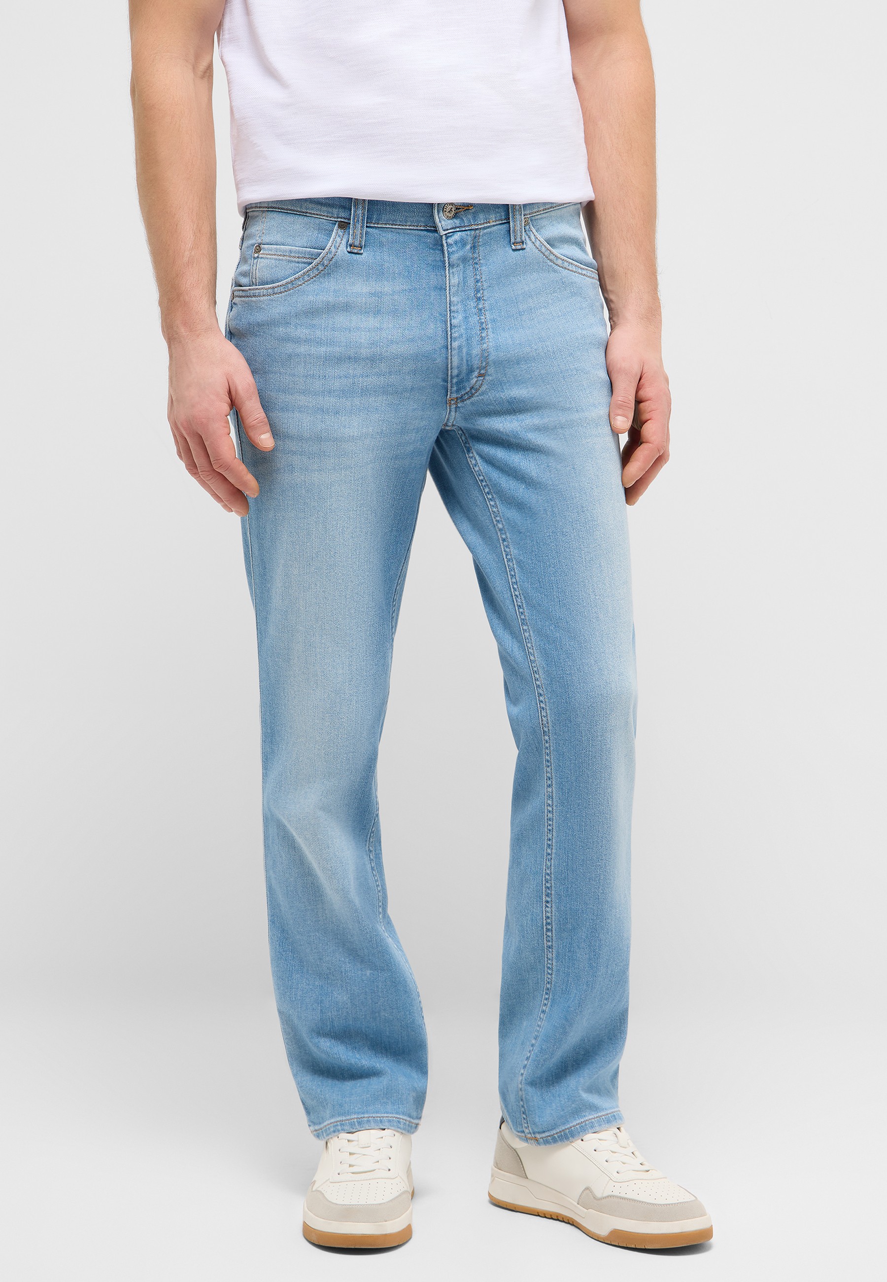 jeans,  hellblau,  gerade Passform,  Denim,  Freizeit Hose