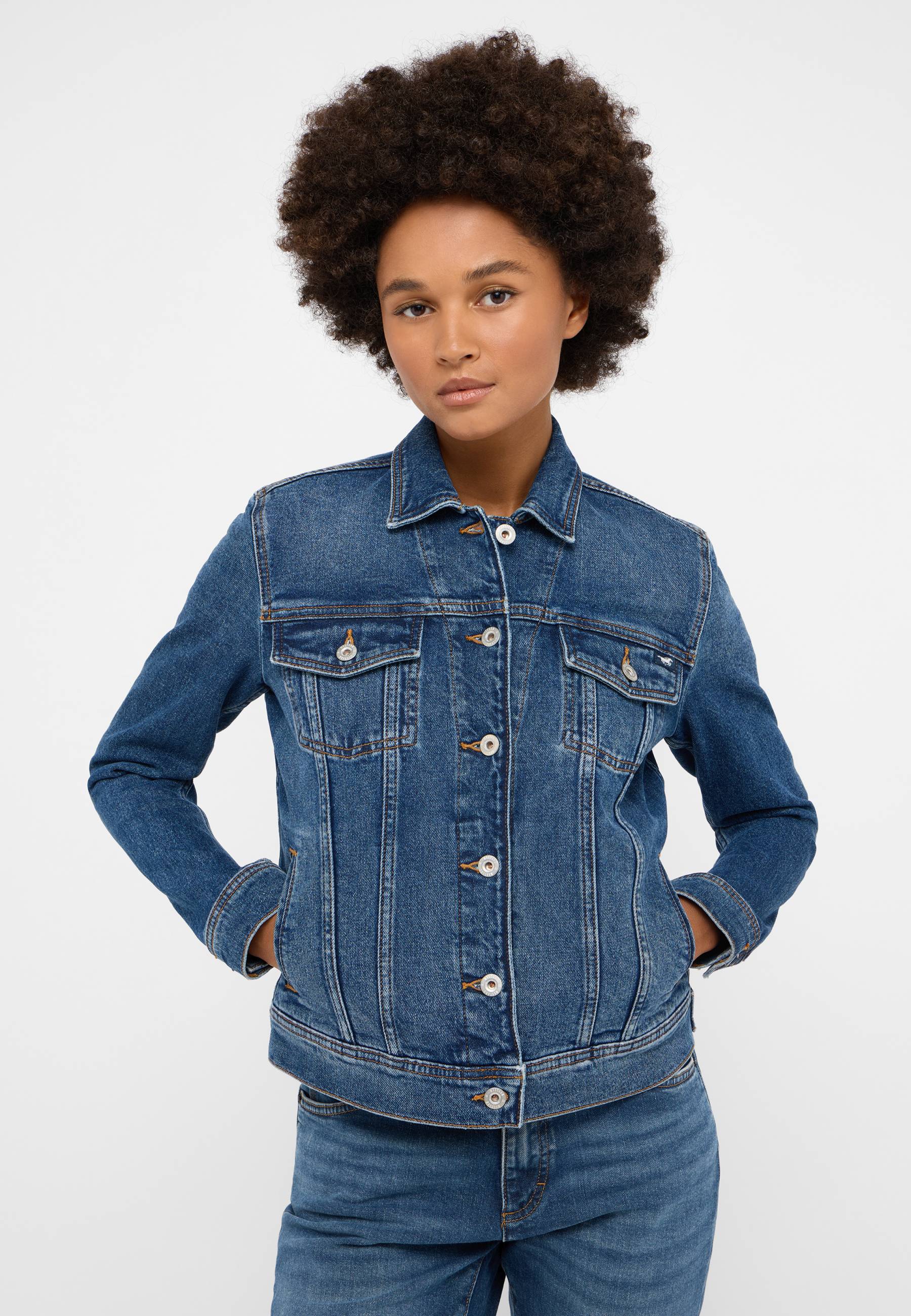Hosen, Weste, Jeans, Mantel, Person