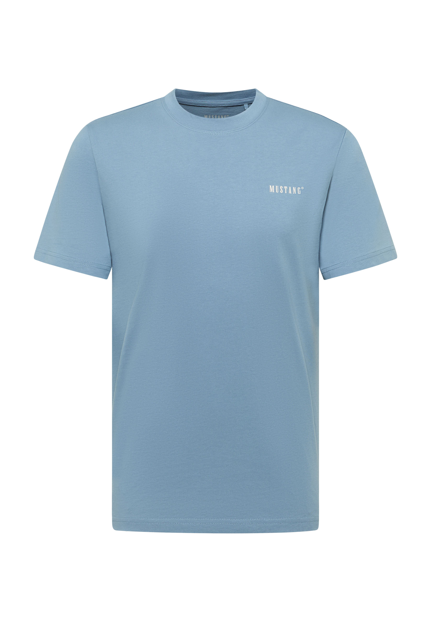 T-Shirt, Kurzarm, Rundhals, Baumwolle, einfarbig