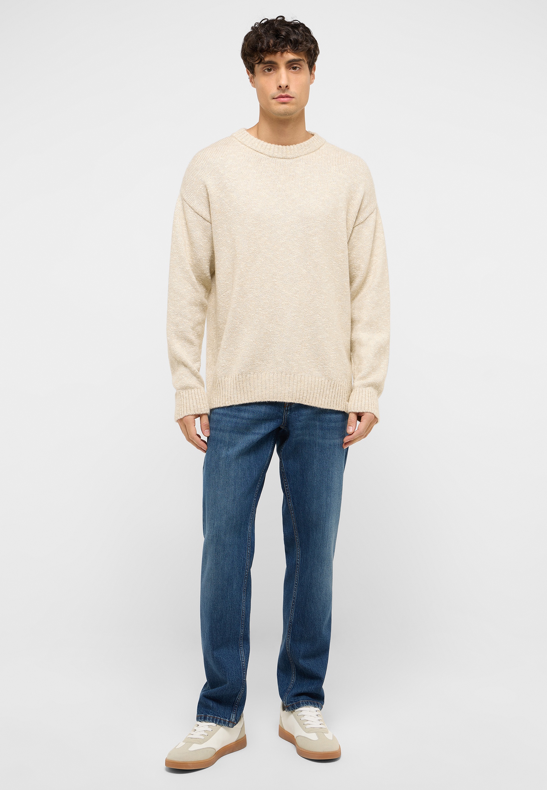 Langarm, Hosen, Pullover, Person, Jeans