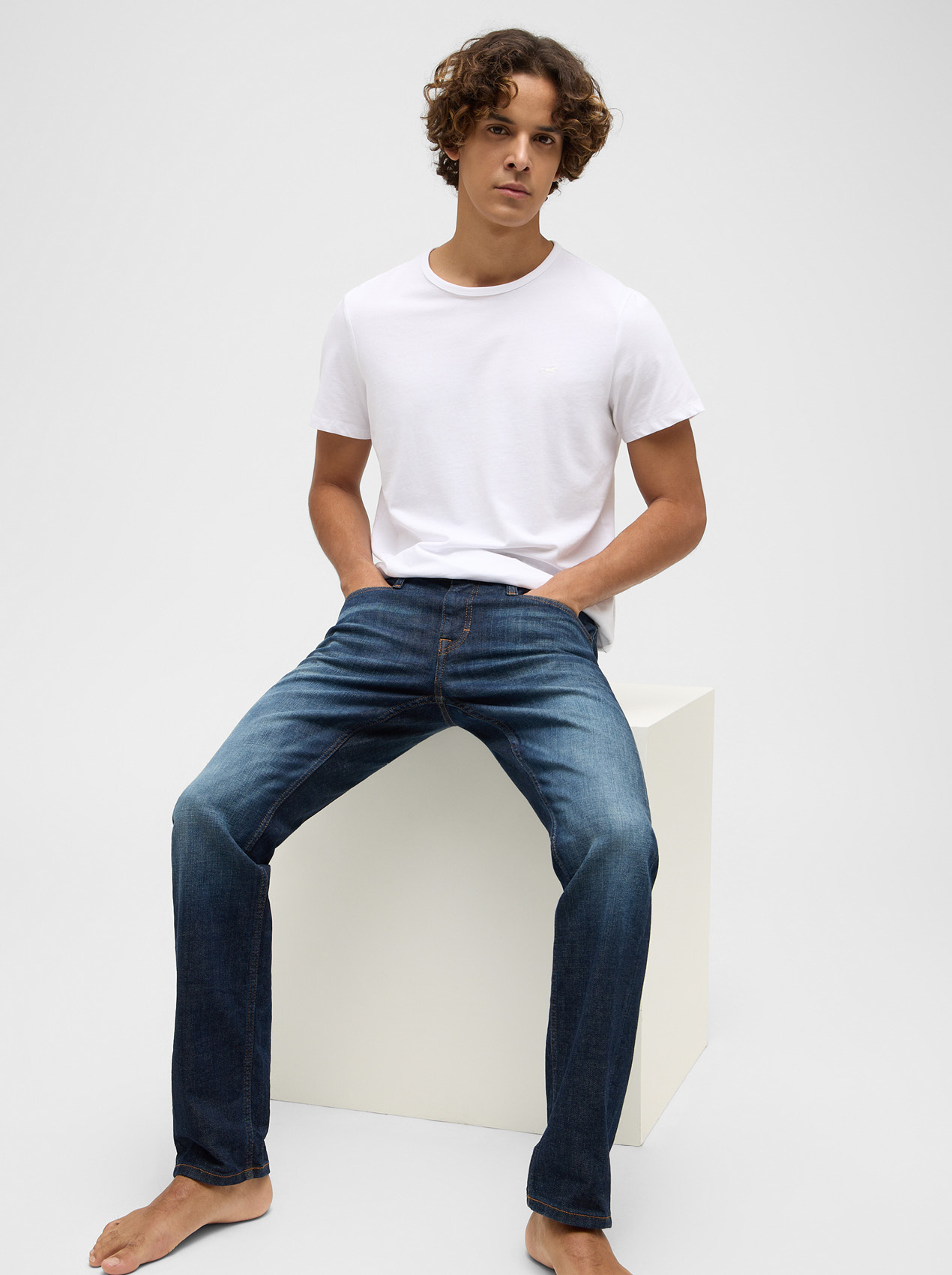 Bekleidung, Hosen, Jeans, Person