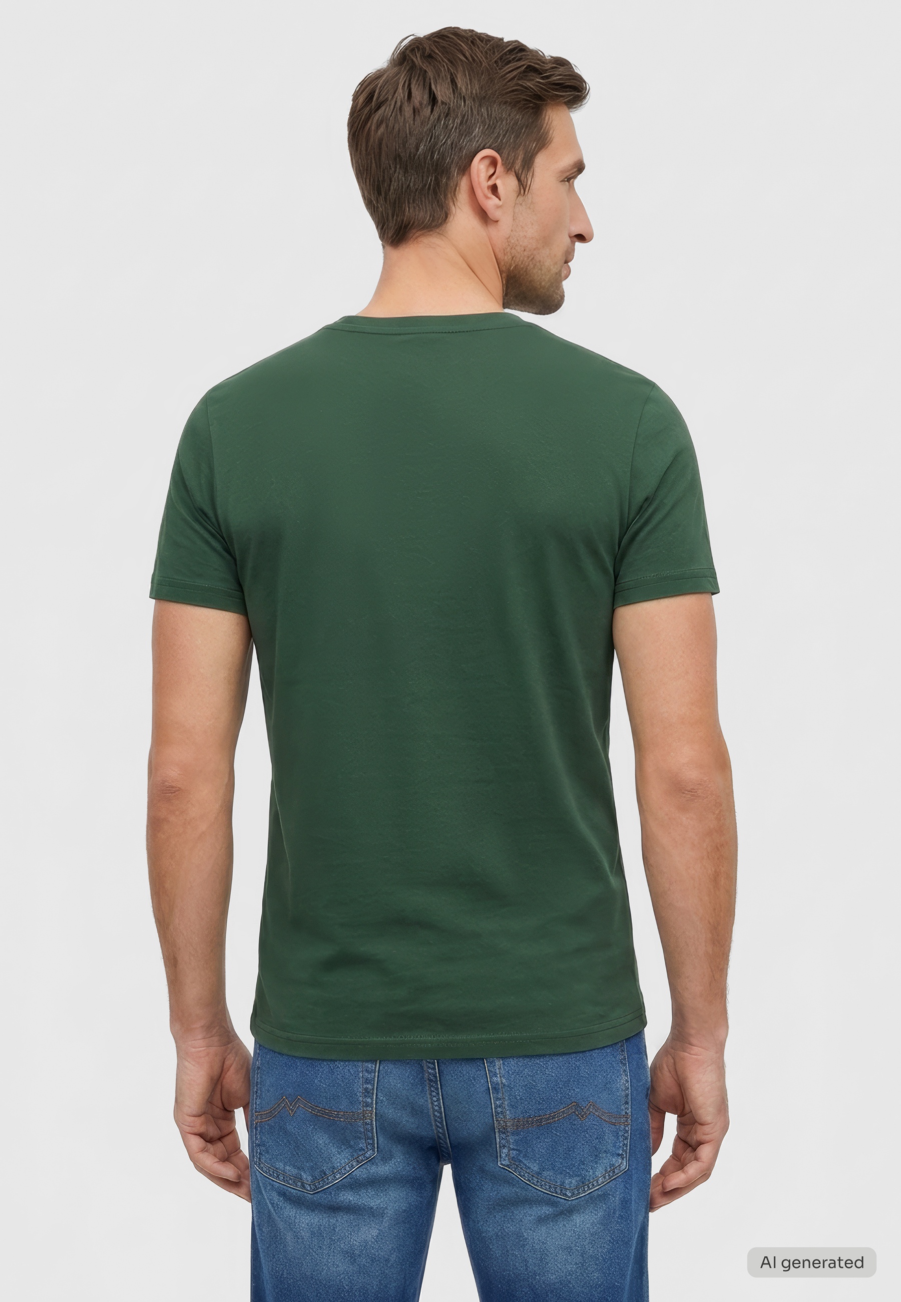mit feiner Rippstruktur im Slim Fit