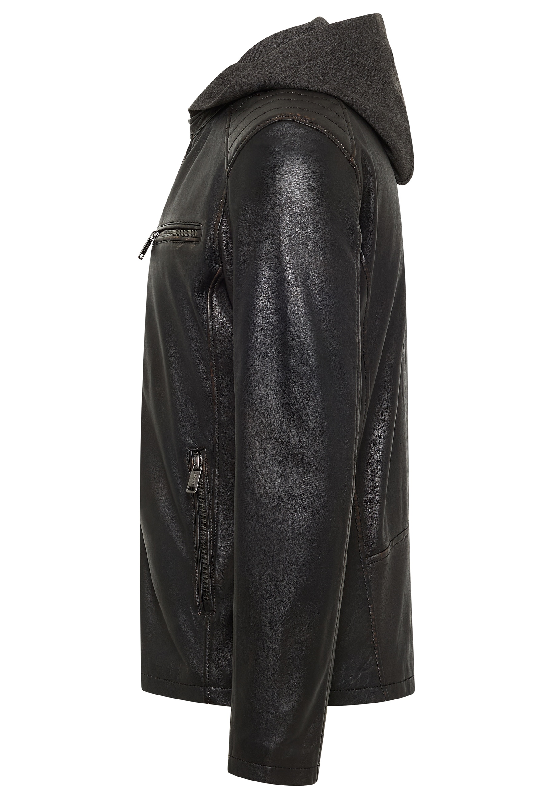 Bekleidung, Mantel, Jacke, Jacke aus Leder