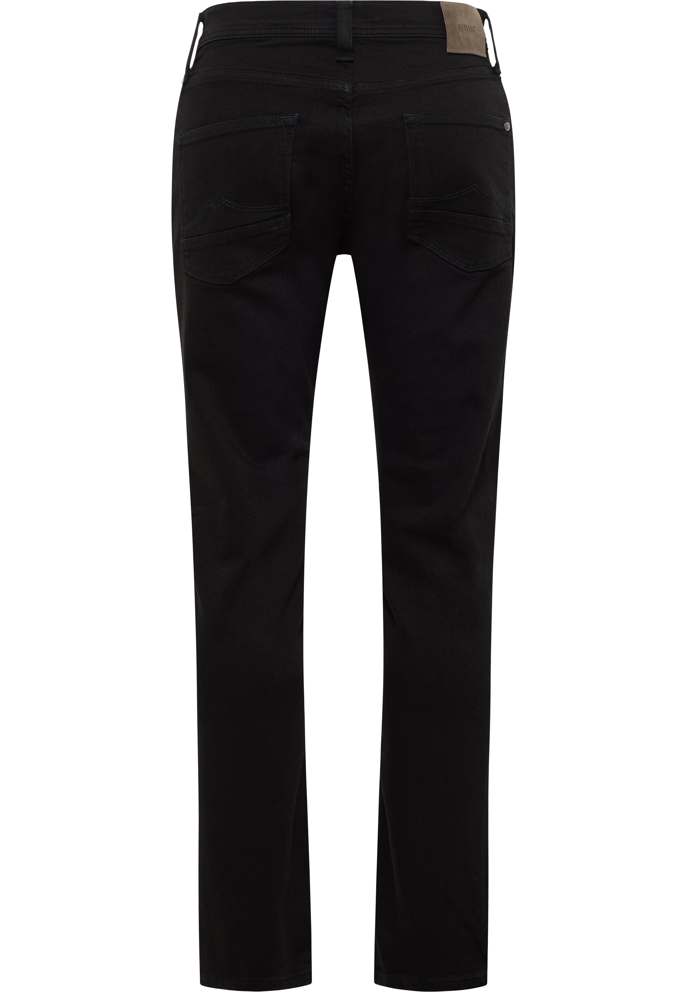 Hose, schwarz, Jeans, Hintertaschen, Gürtel Schlaufen