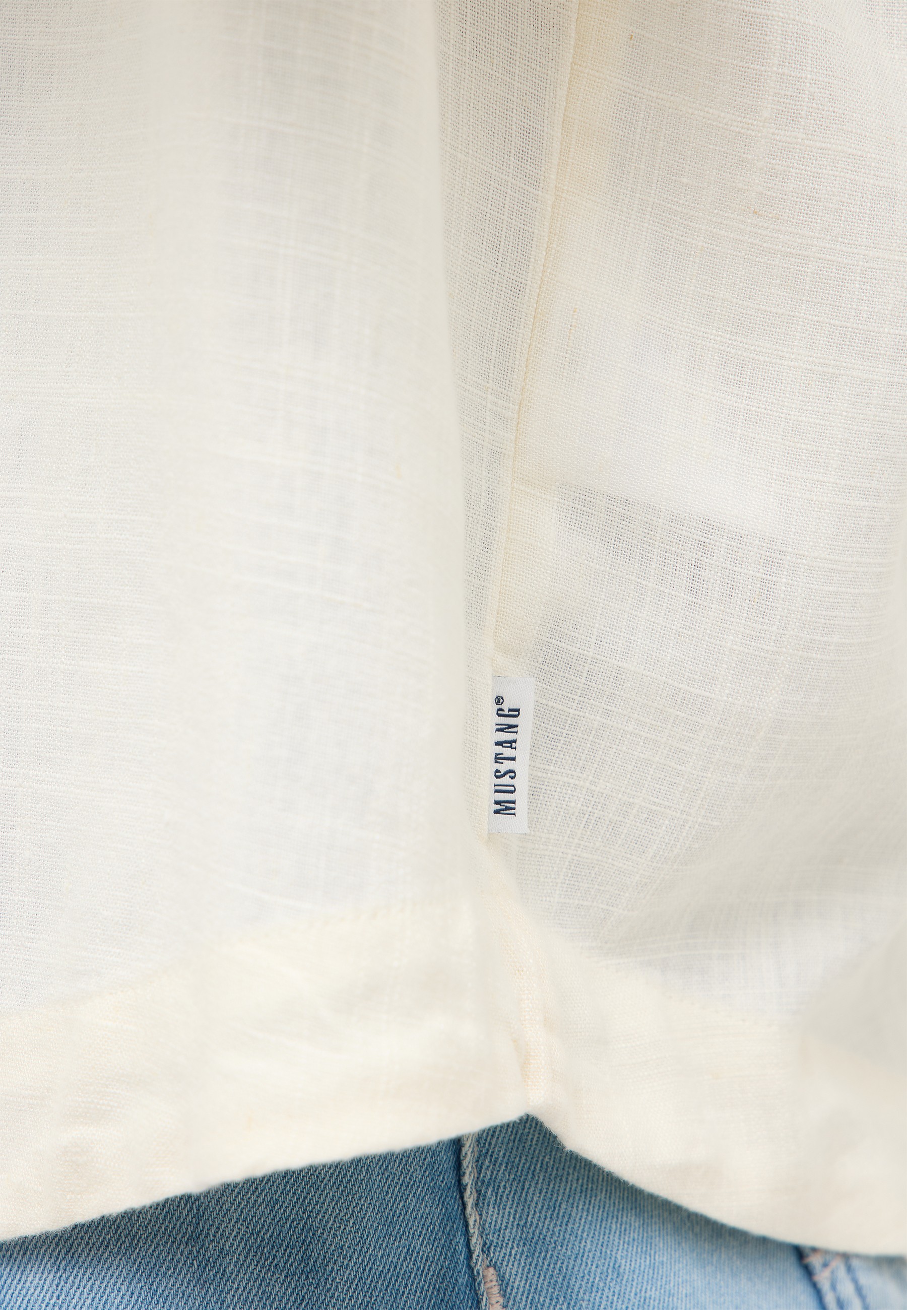 linen, weiß, bluse, tag, Mustang?