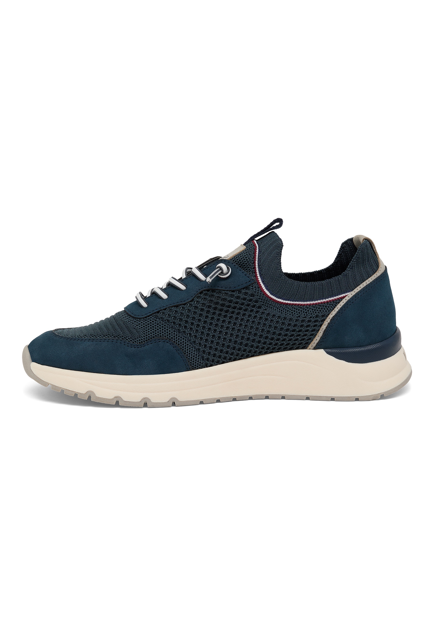 Sneaker, Mesh upper, Low-cut, Lace-up, Blue