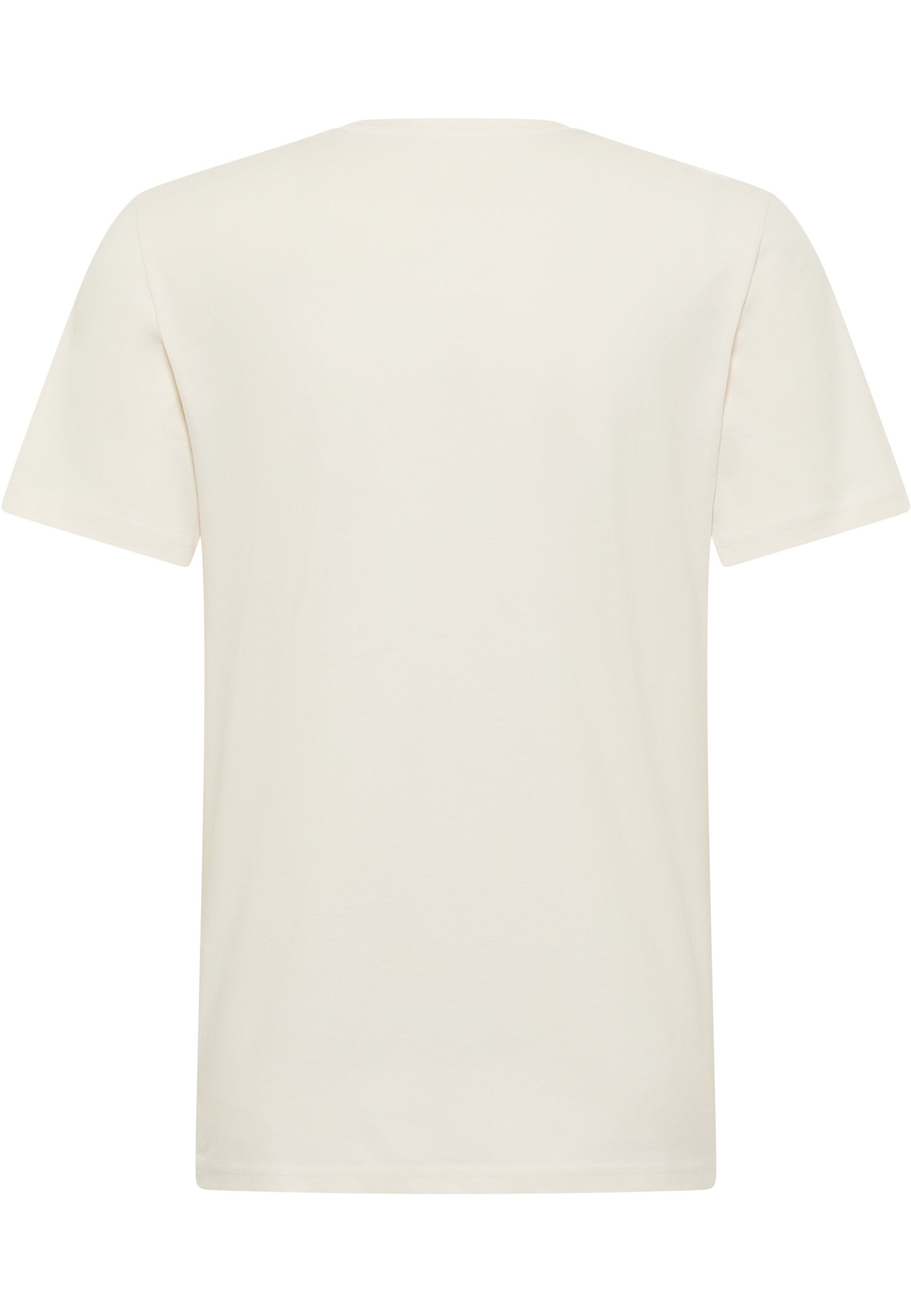 T-Shirt, Kurzarm, Creme, einfarbig, Kleideroberteil