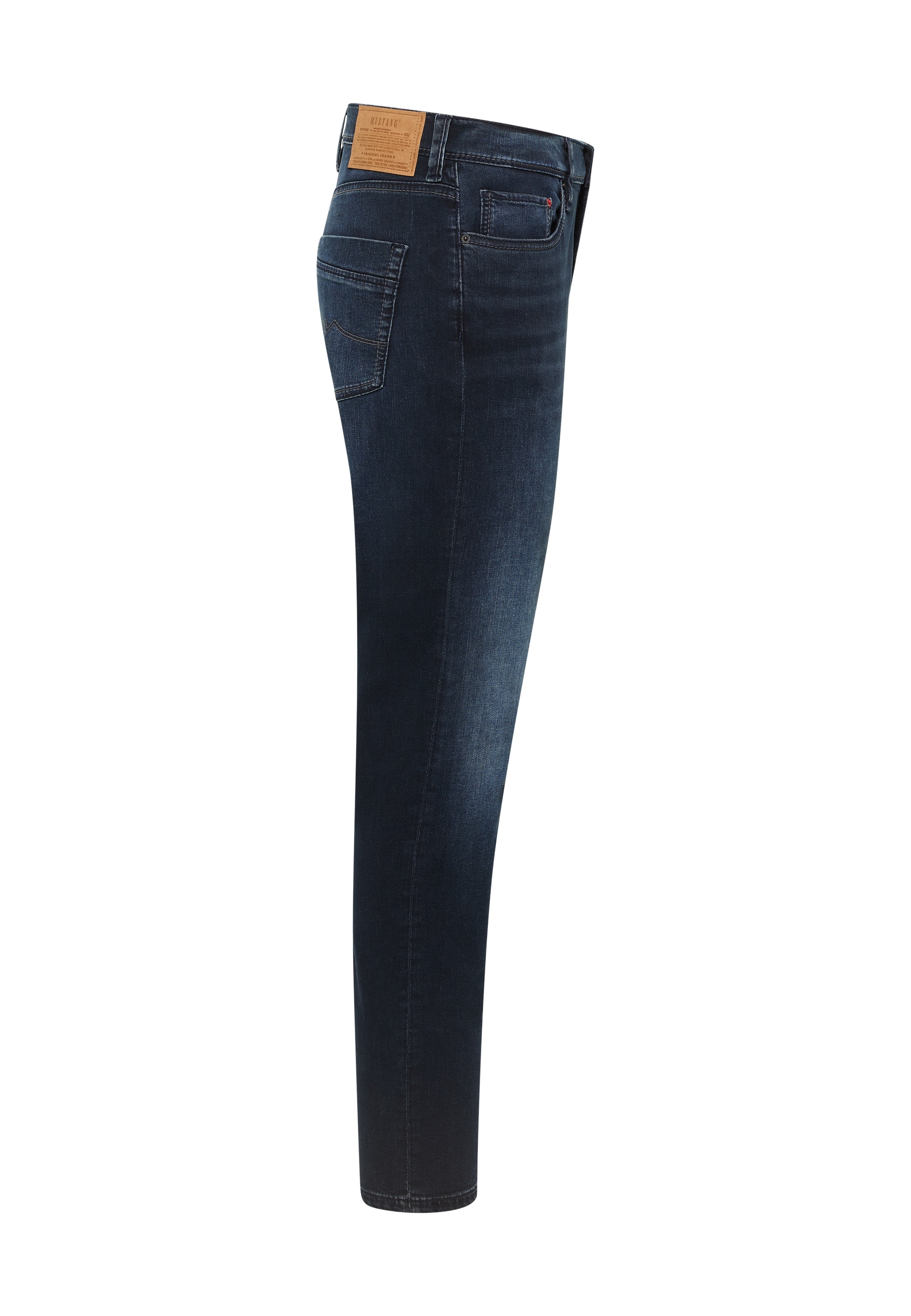 Jeans, Dunkelblau, Denim, Schmale Passform, Gesäßtaschen