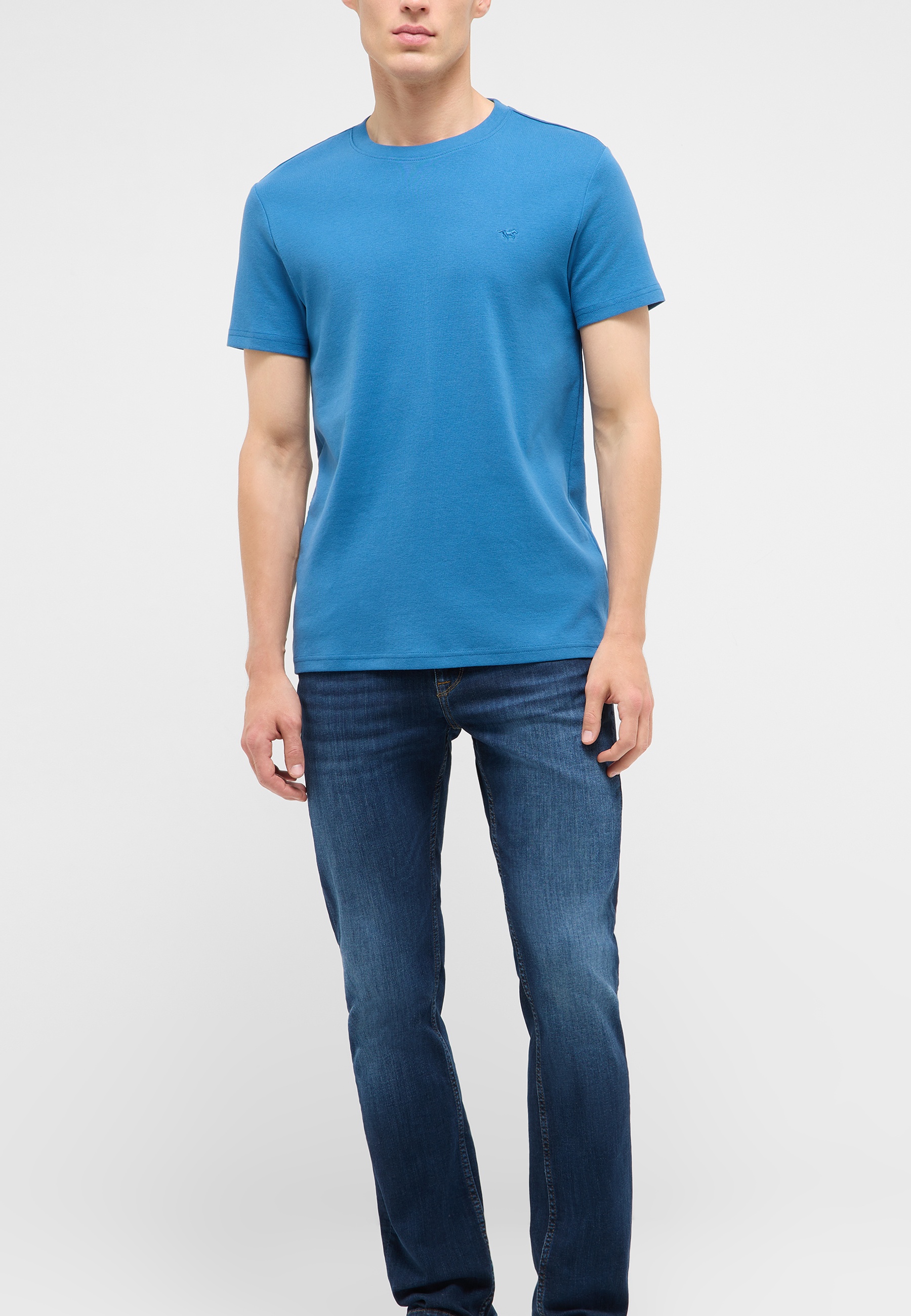 T-Shirt, Kleines T-Shirt, Kurzarm, Rundhalsausschnitt, Baumwolle