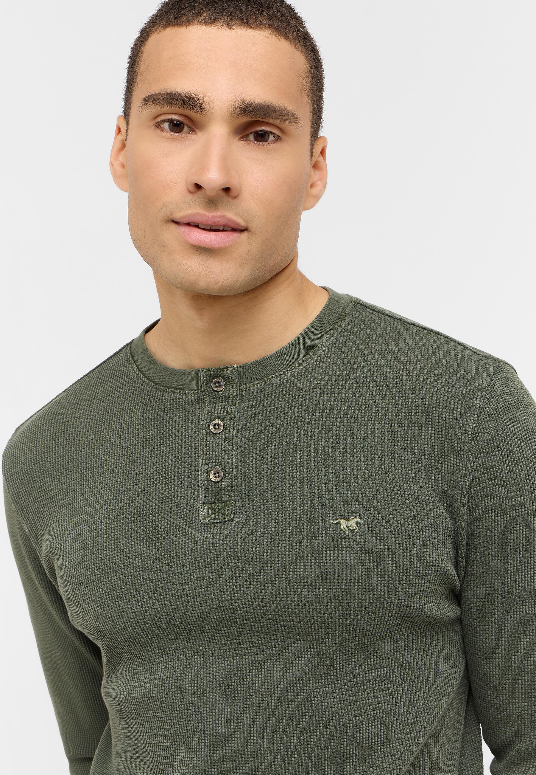 Strickwaren, Pullover, Langarm, Hals, Hemd