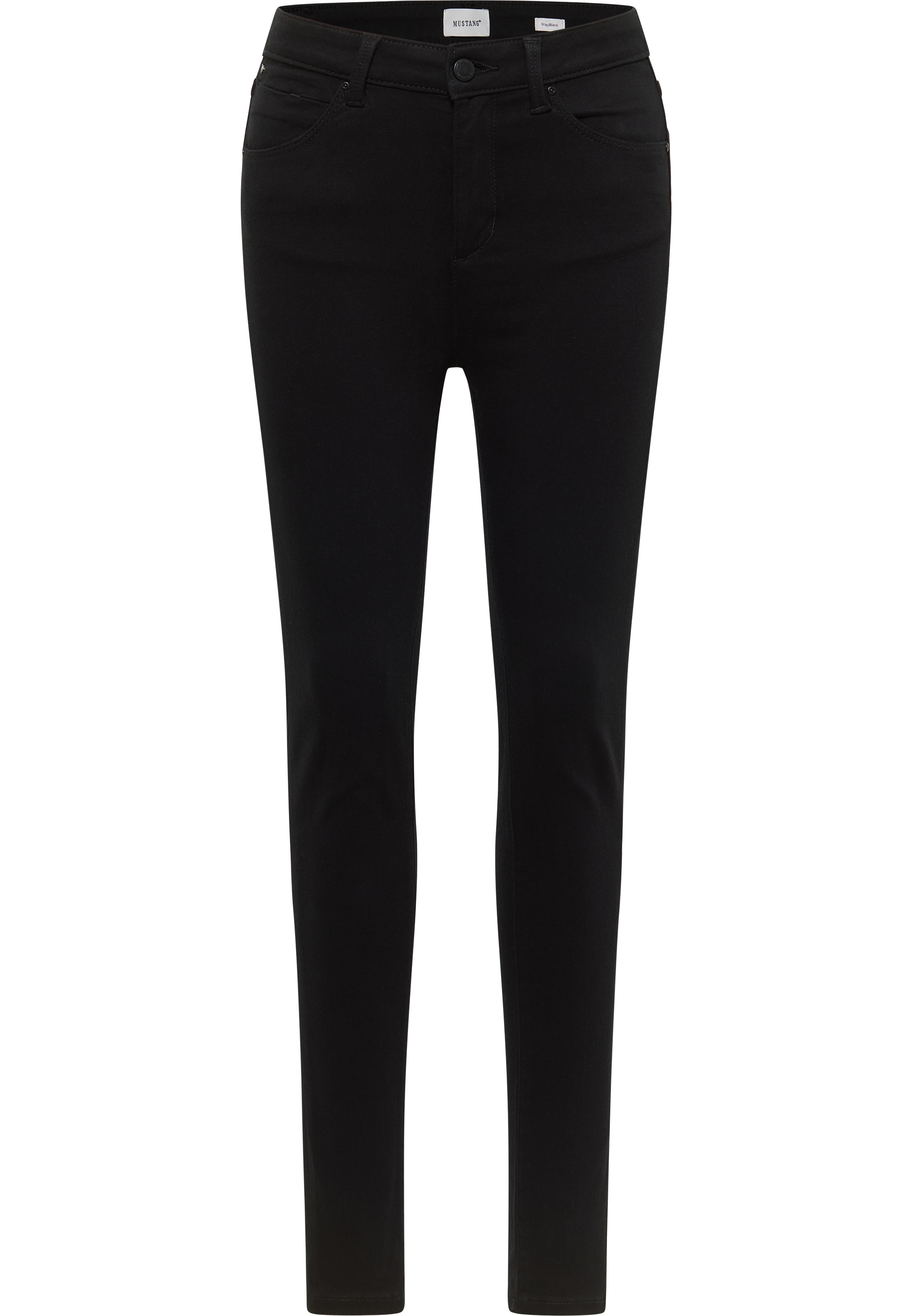 Mustang Damen Jeans Style Georgia Super Skinny, schwarz dunkel