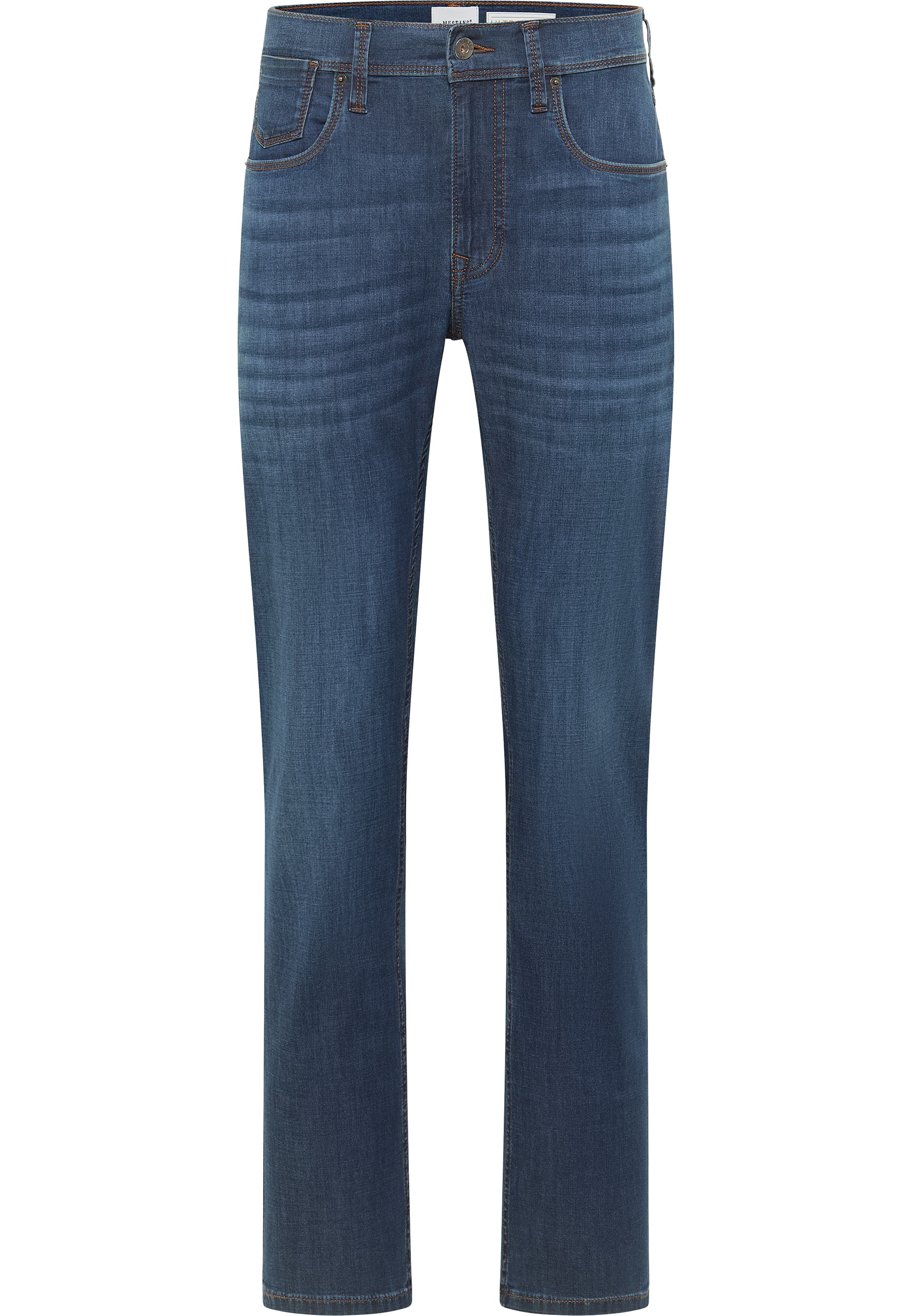 Mustang Herren Jeans Style Tramper Straight ULW, blau dunkel