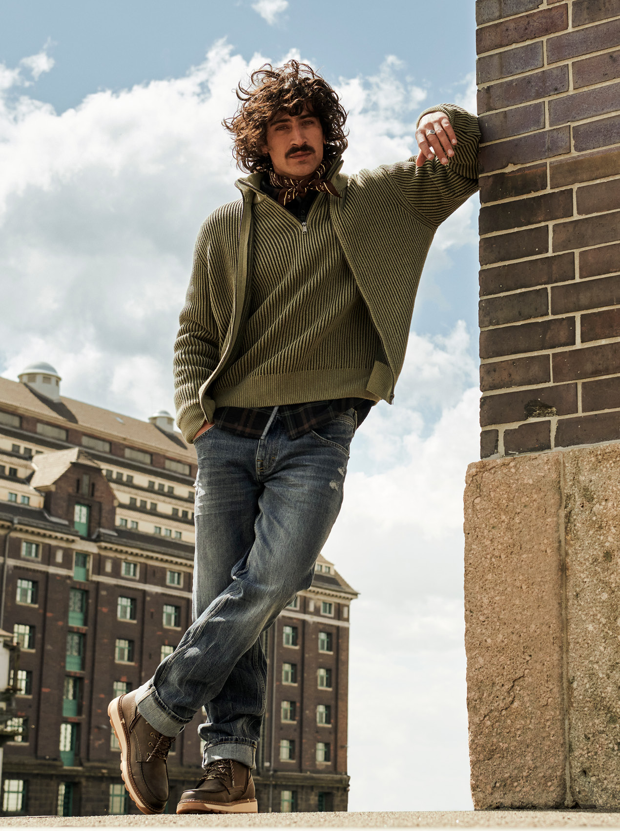 Hosen, Jeans, Erwachsener, Mann, Person