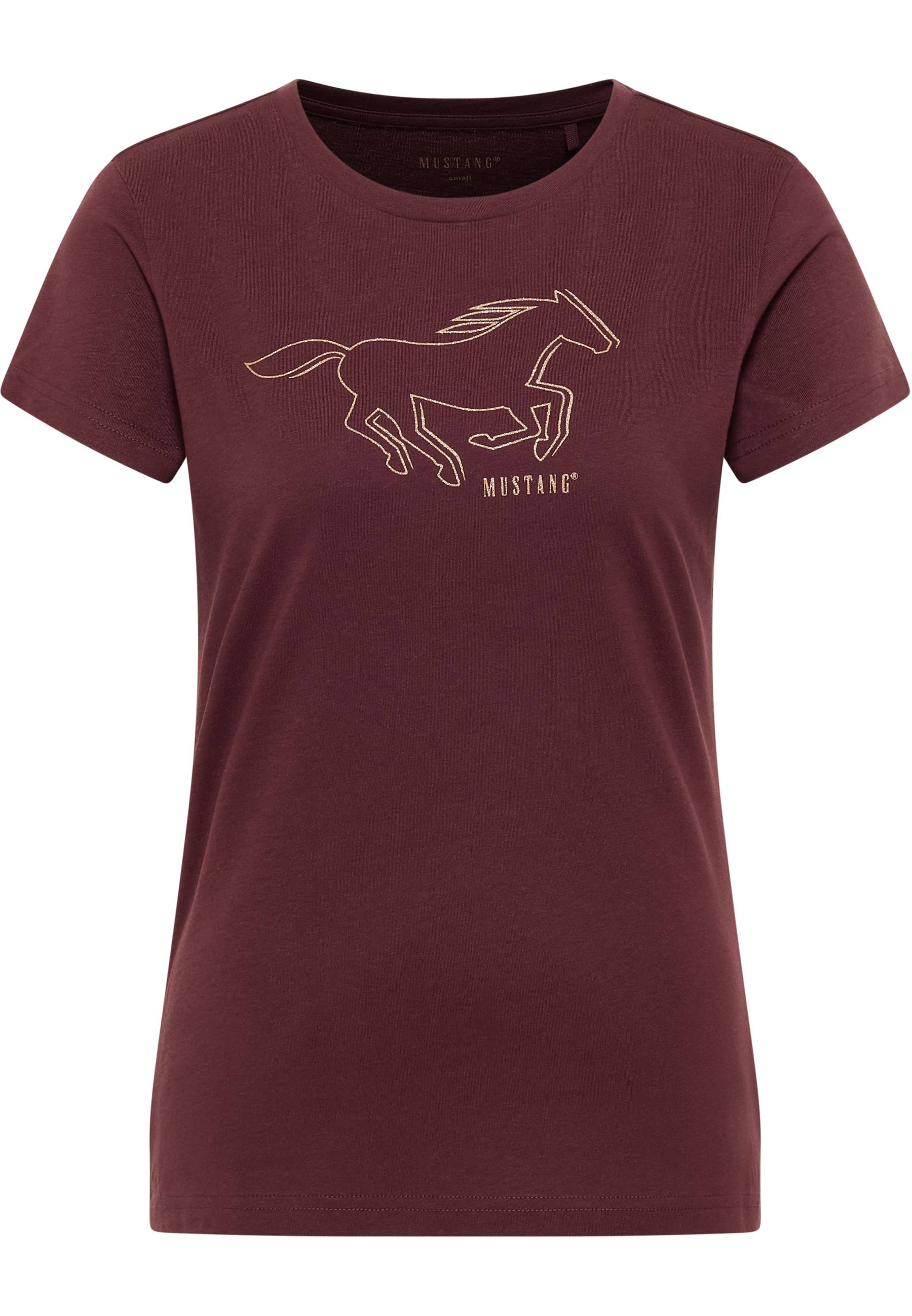 Bekleidung, T-shirt, Kastanienbraun