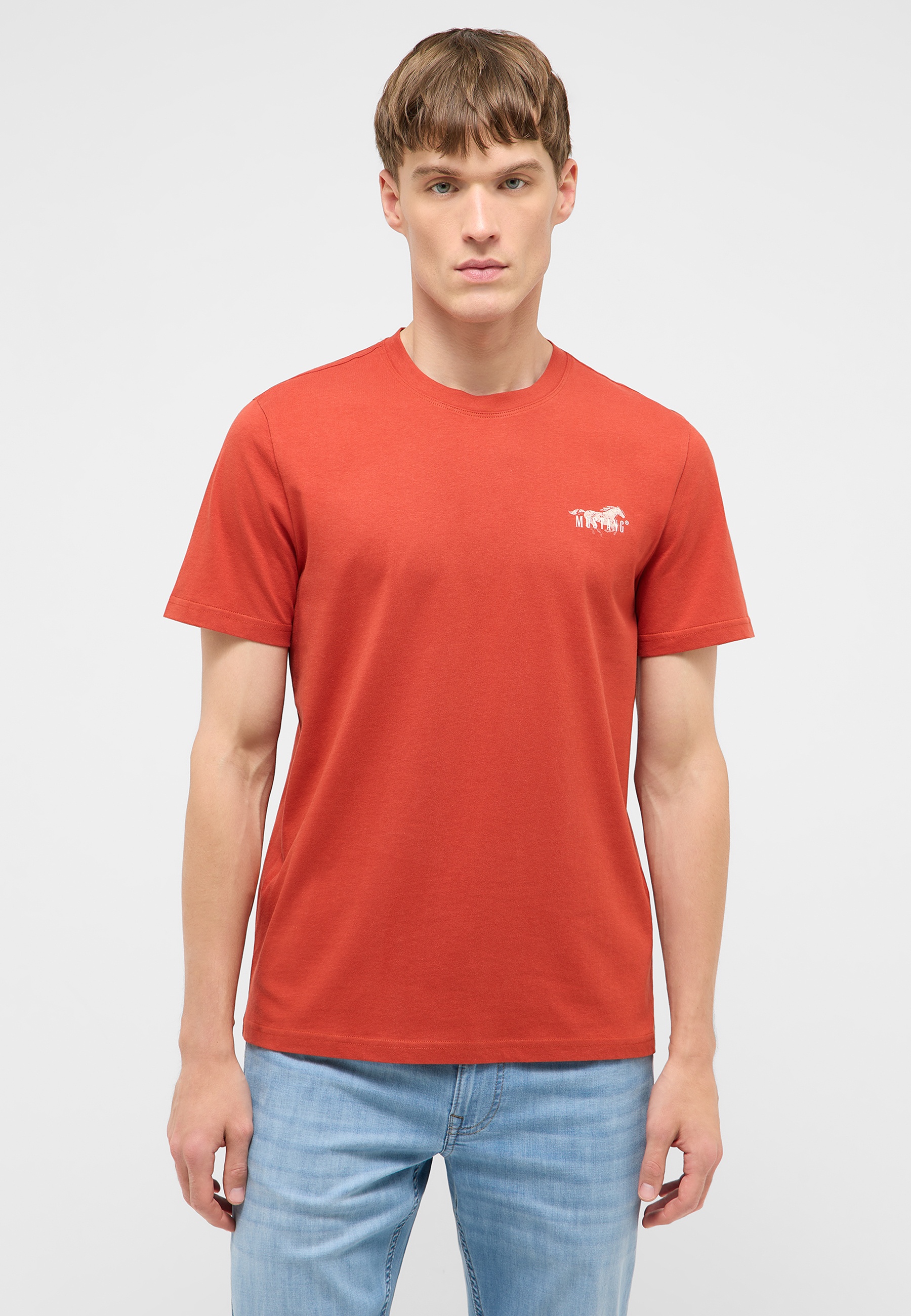 T‑Shirt, Kurzarm, Rundhals, Kleidung, Einfarbig