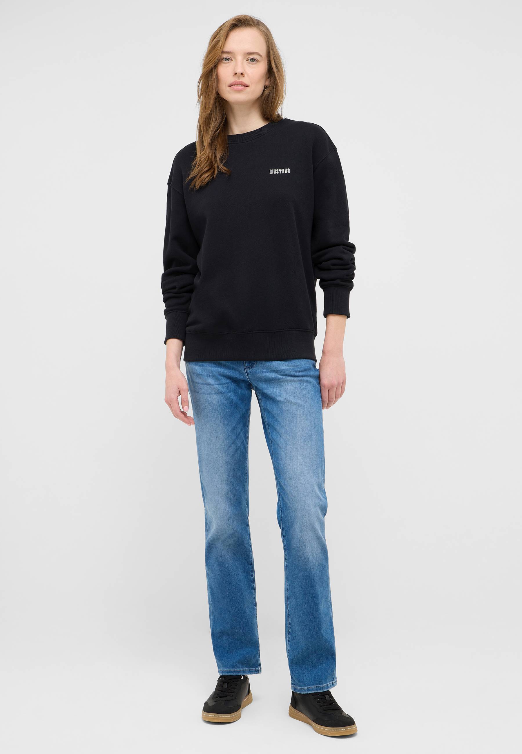 Hosen, Langarm, Pullover, Person, Jeans