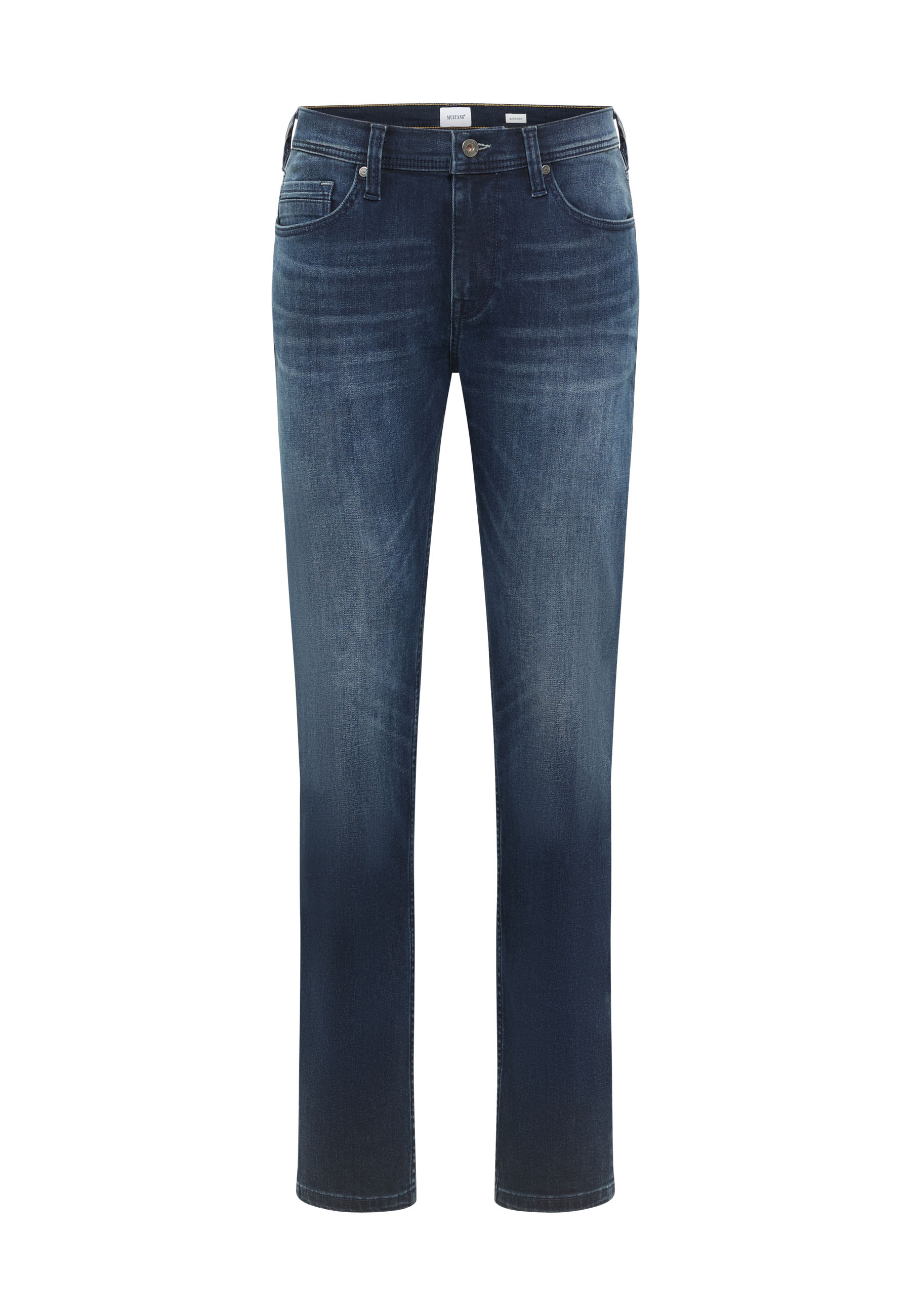 jeans, midwaist, straight, denim, blau