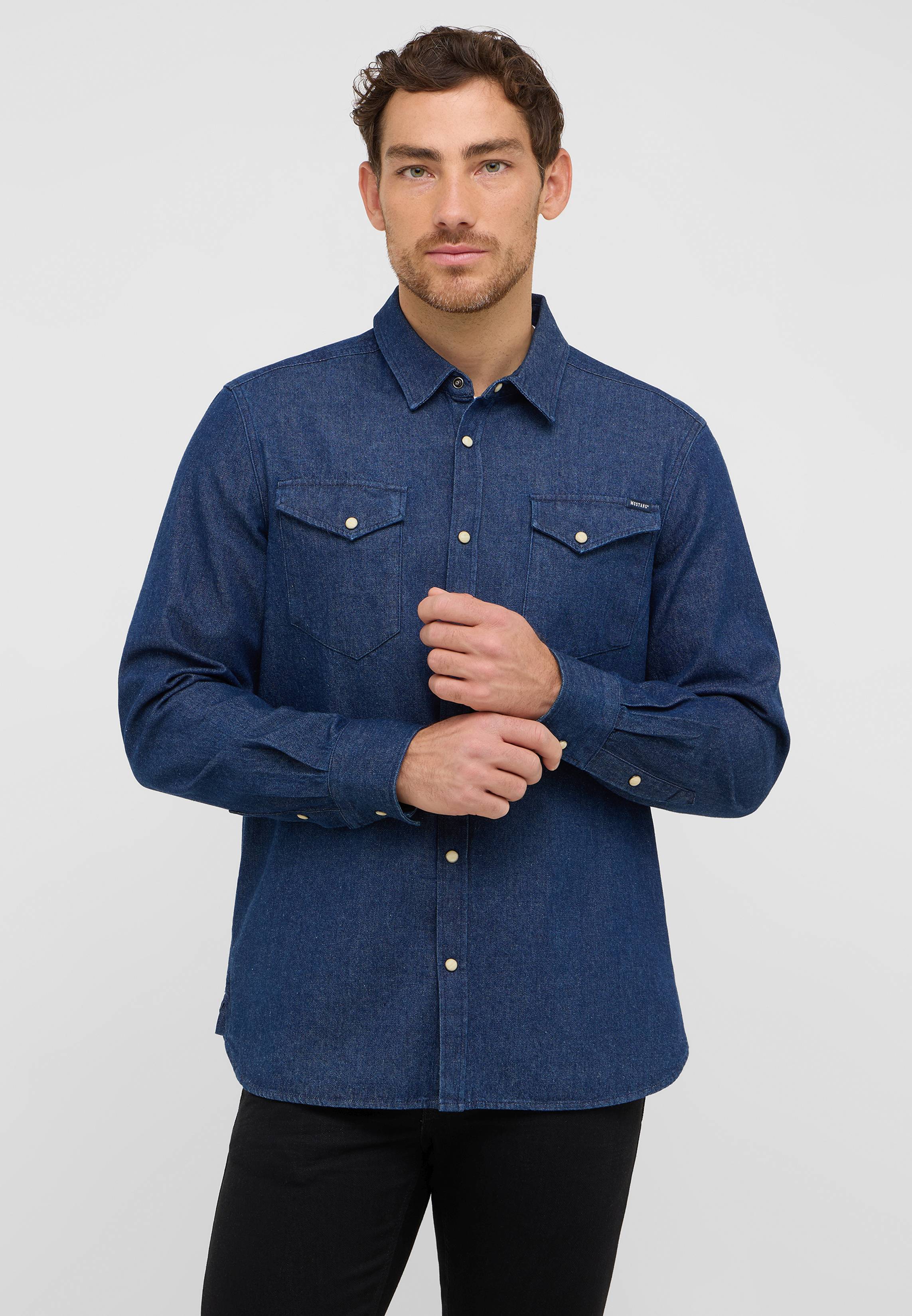 Hemd, Hosen, Langarm, Jeans, Mantel