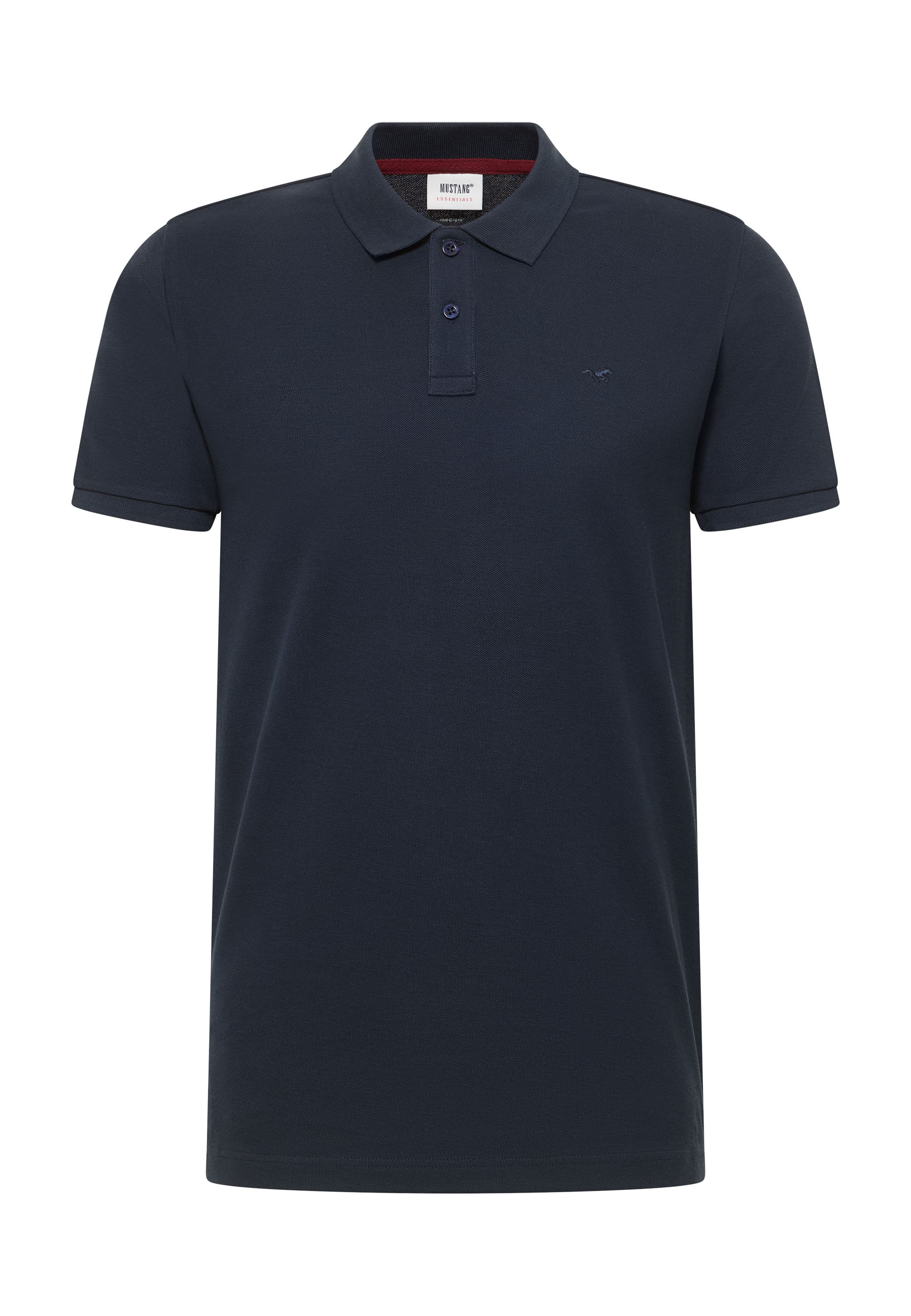 Polo-Shirt, Polo, kurzärmelig, Navy, Baumwollmischung