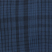 Wollstoff, Gestrickte Struktur, Blau kariert, Gezackt/Geprüftes Muster, Dunkelblau
