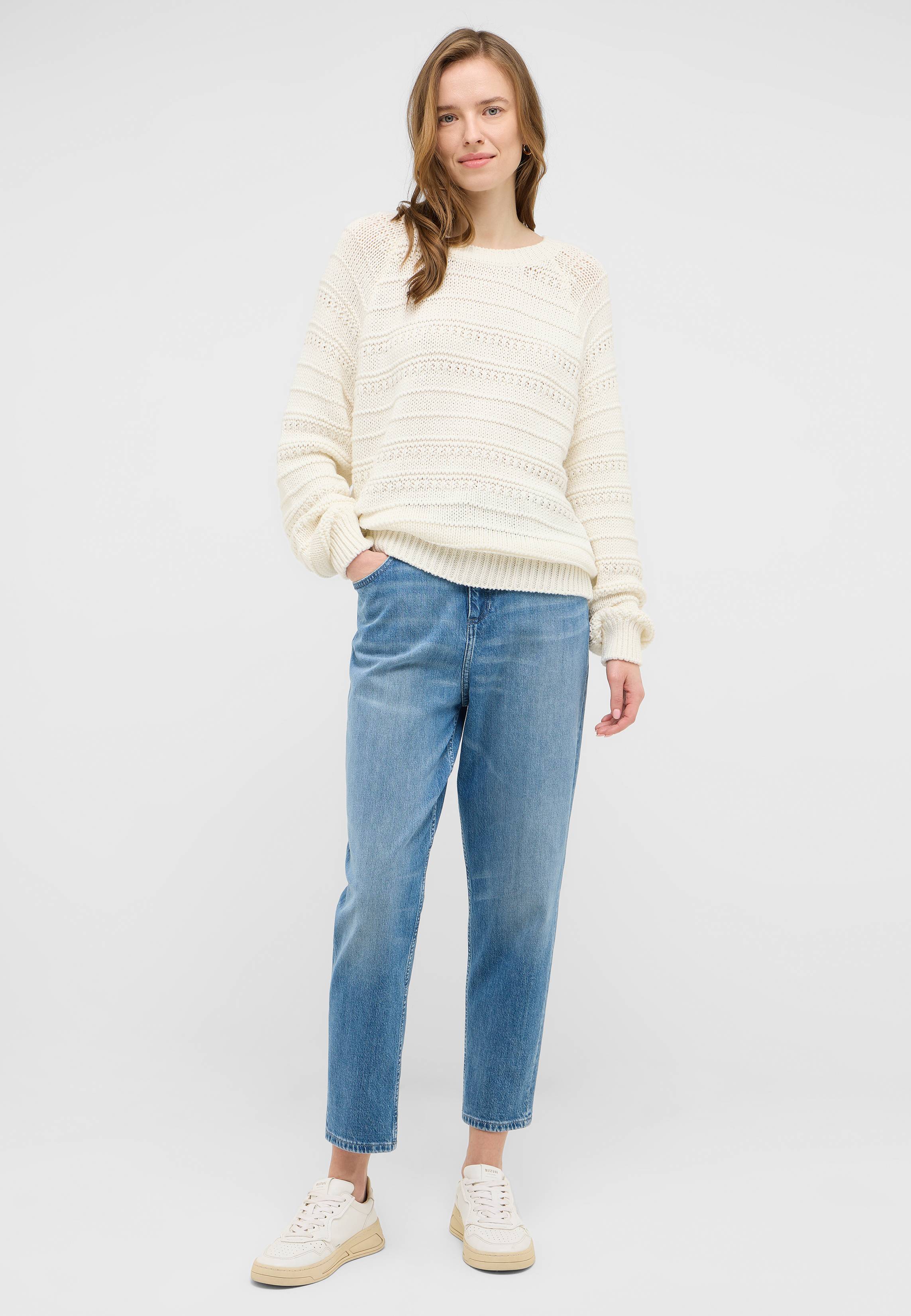 Bekleidung, Hosen, Strickwaren, Pullover, Jeanshose