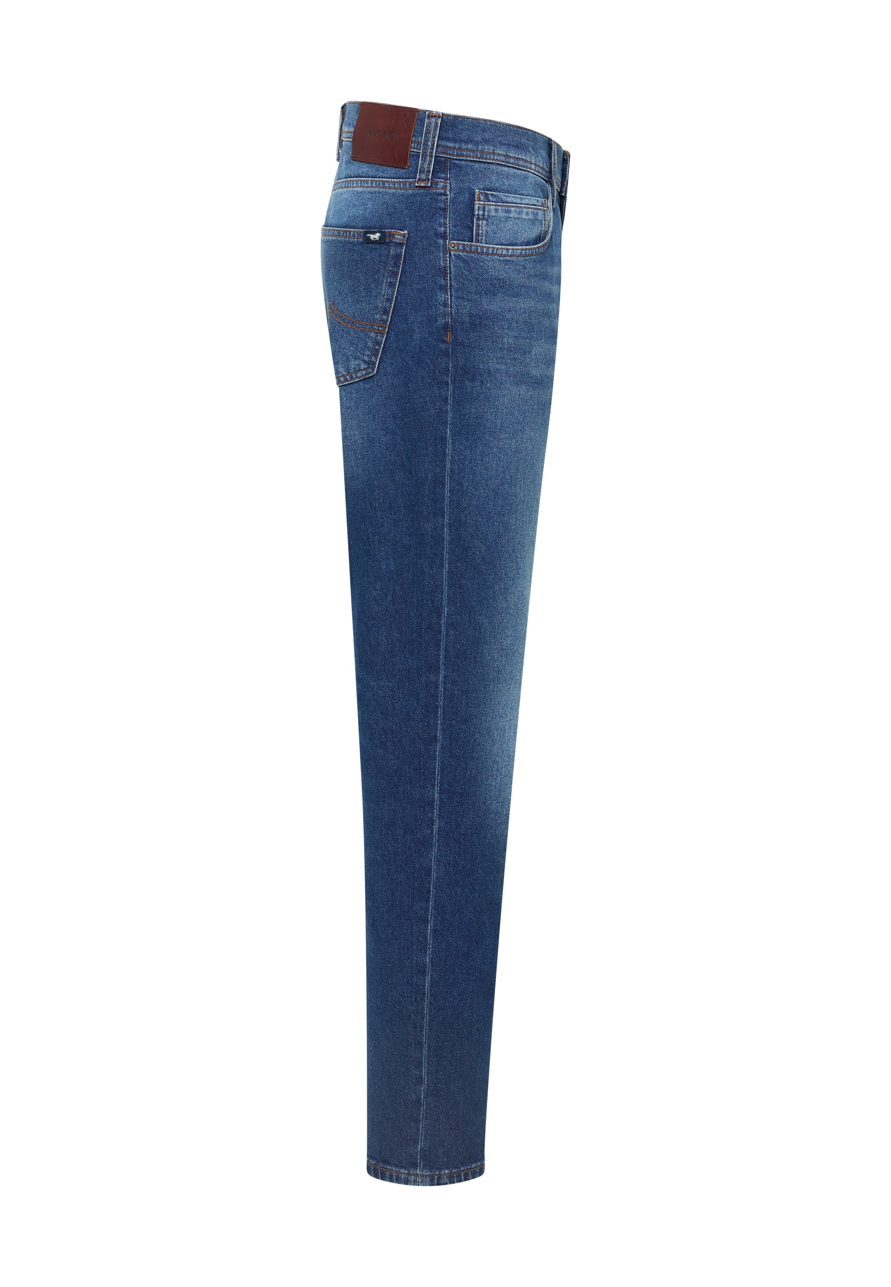 mit Straight Fit und 5-Pocket-Design