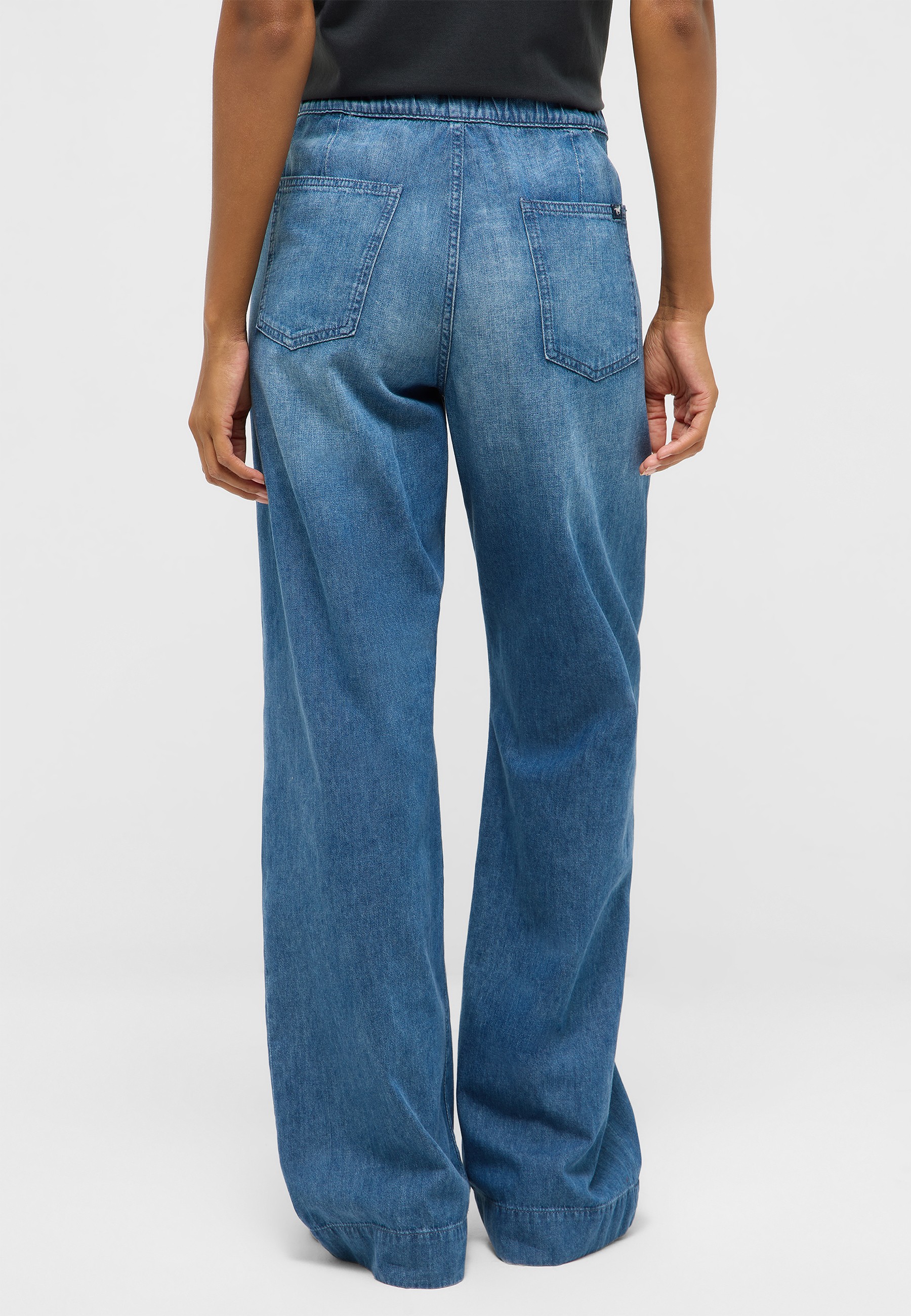 jeans, denim, weite, hinten, baumwolle?