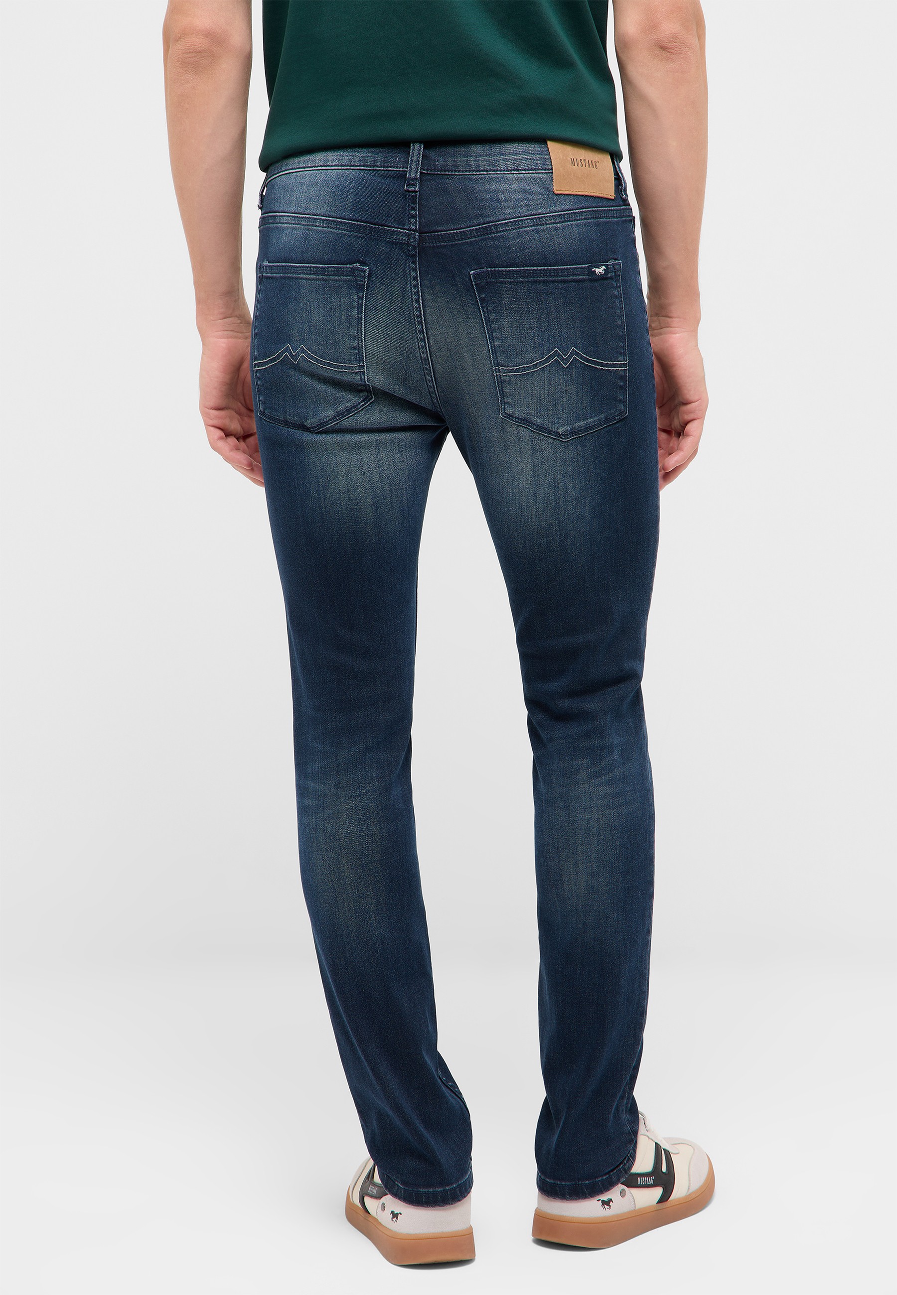 jeans, Denim, Twill, Gesäßtaschen, angeraut